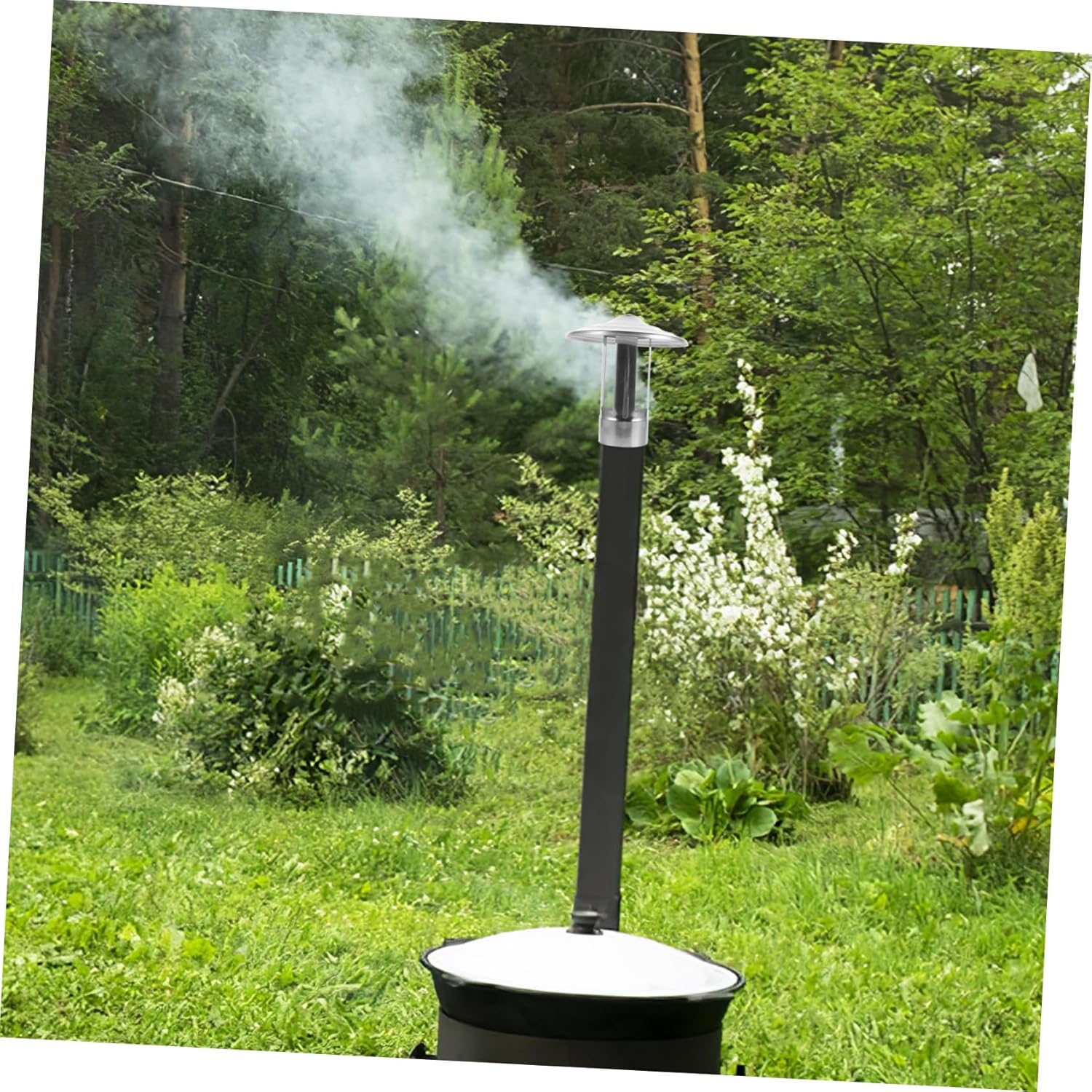 Heavy Duty Roof Chimney Cap Rainproof Cover for Garden Fireplaces Unique Mounting No Tools Needed