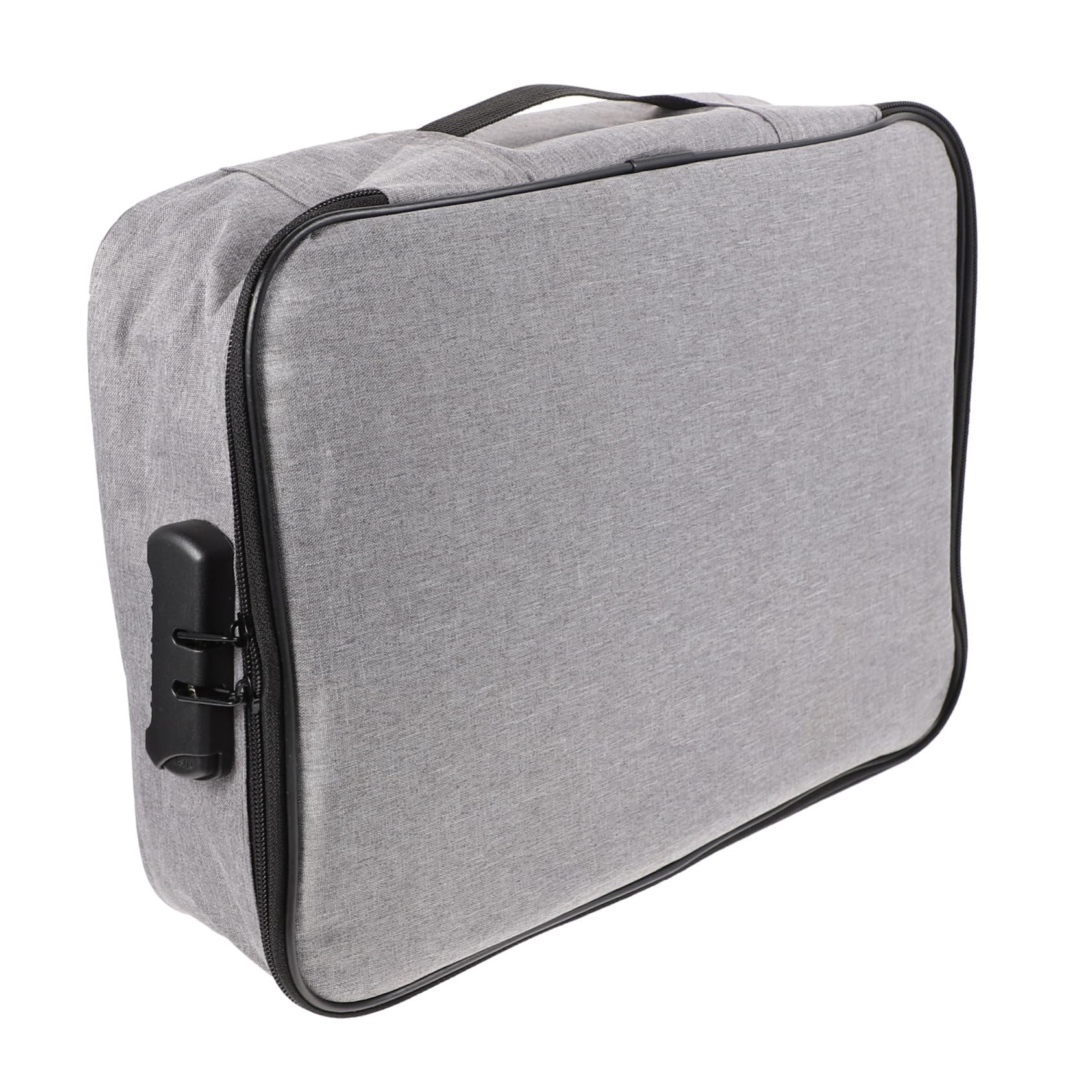 Reise Dokumenten Tasche Multifunktions-aktenaufbewahrungstasche Tragbarer Zertifikats-organizer Aufbewahrungstasche Mit Schloss Tragbare Aktenbox Aktenaufbewahrungs-organizer