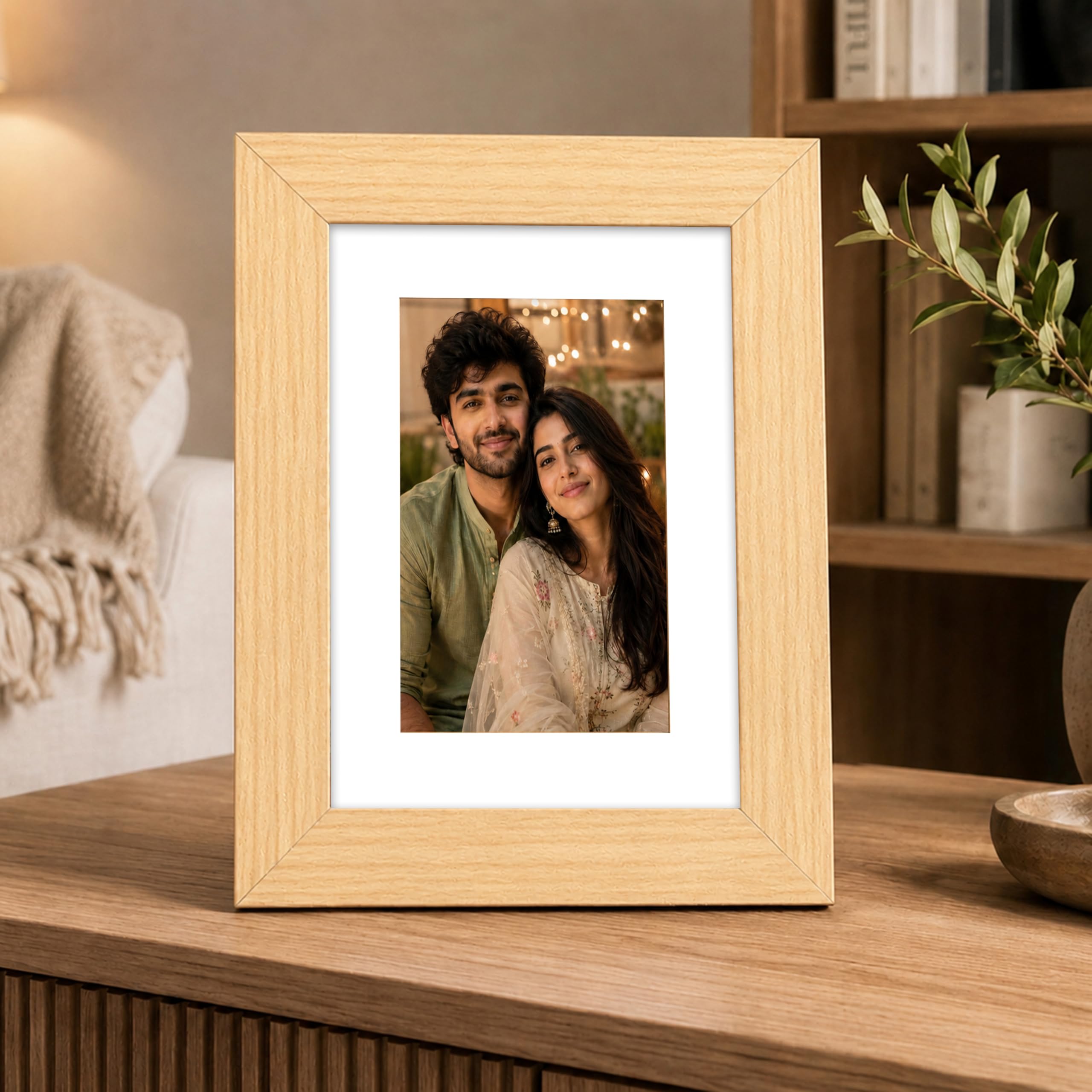 Art Street Photo Frames - Beige Table Decor -2