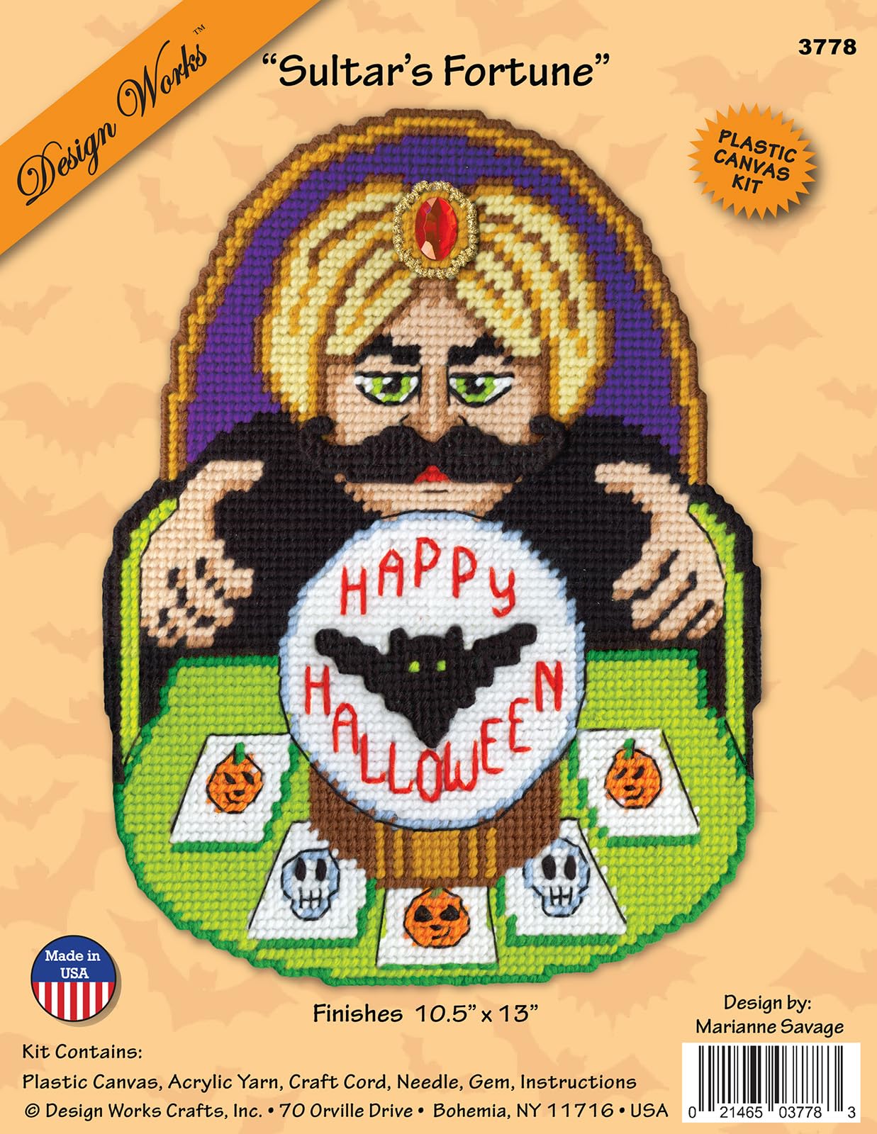 Design Works Crafts Inc. Sultar's Fortune Plastic Canvas Wall Décor Kit