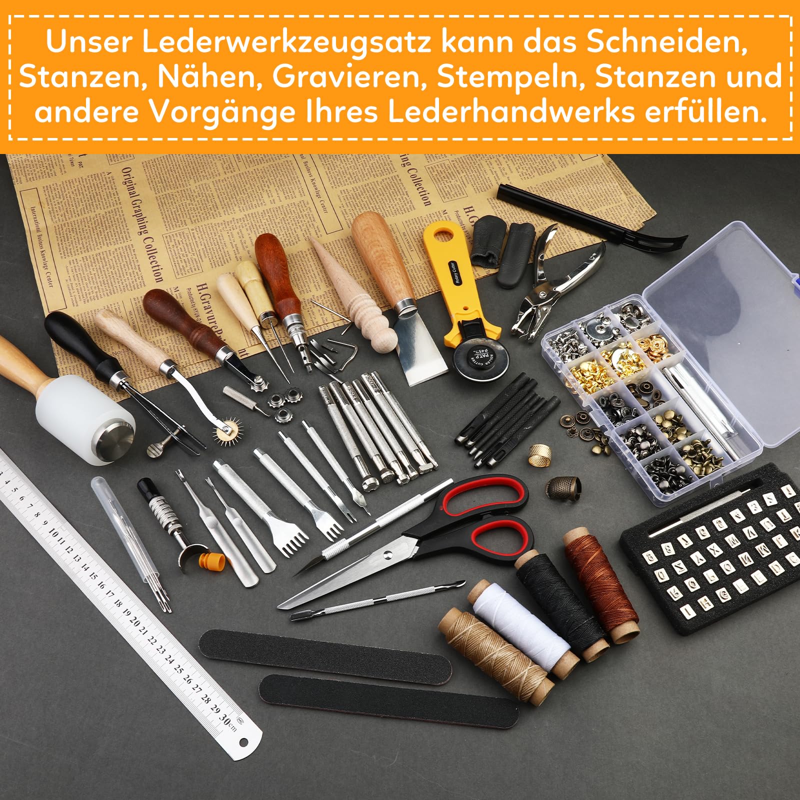 Lederen Reparatie Kit 11Pcs Naaien Gereedschap Waxed Draad En Naalden Voor Stof Naaien Bekleding Gereedschap Voor Banken Tapijt Bont Lederen Reparatie Kit 11Pcs Naaien Gereedschap Waxed Draad En Naalden Voor Stof Naaien Bekleding Gereedschap Voor Banken Tapijt Bont