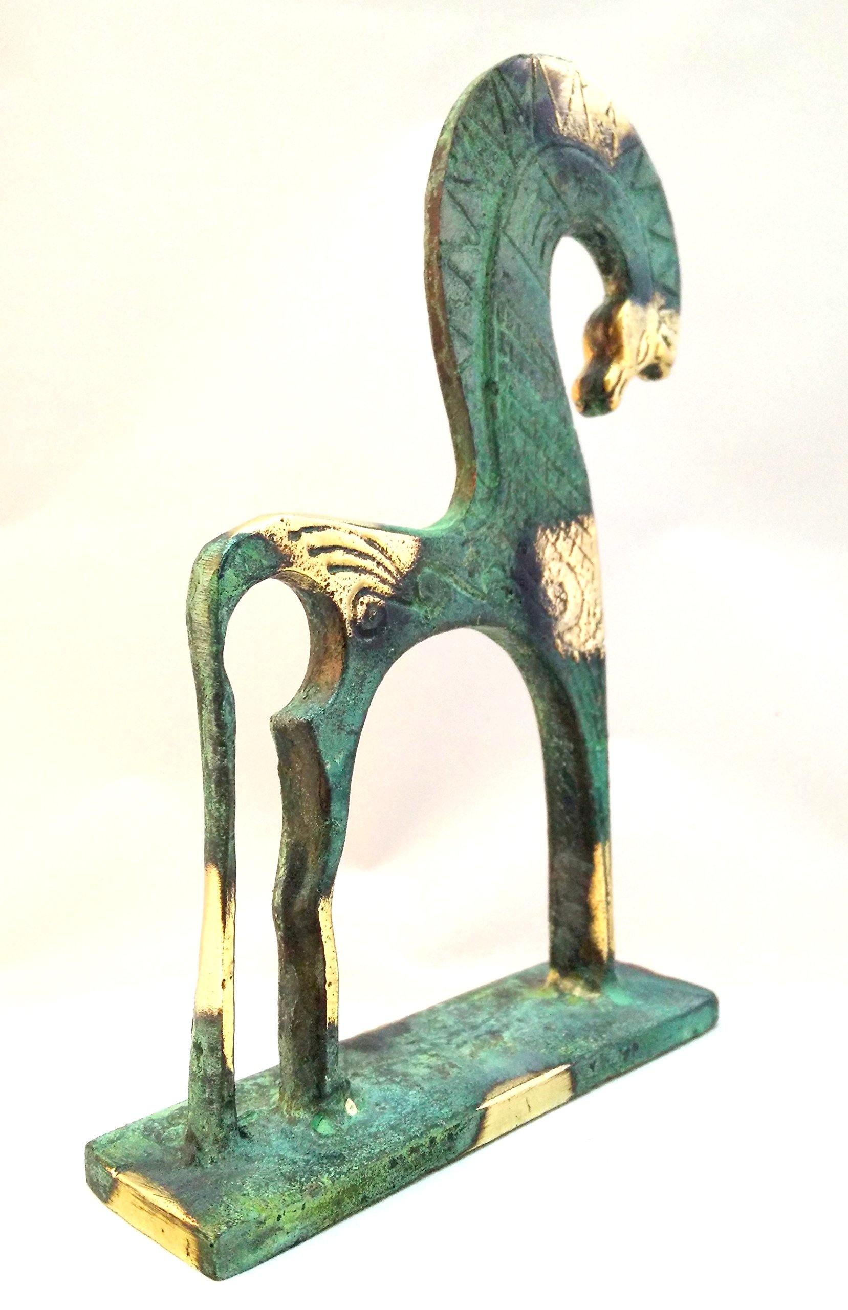 古代ギリシャ　スパルタ　ブロンズ製　馬の像　幾何学時代　レプリカ 古代ギリシャ スパルタ ブロンズ製 馬の像 幾何学時代 レプリカ