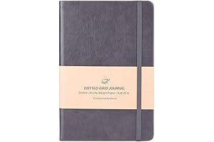 Hard Cover Dotted Grid Notebook/Journal for All Ages and All Purposes.