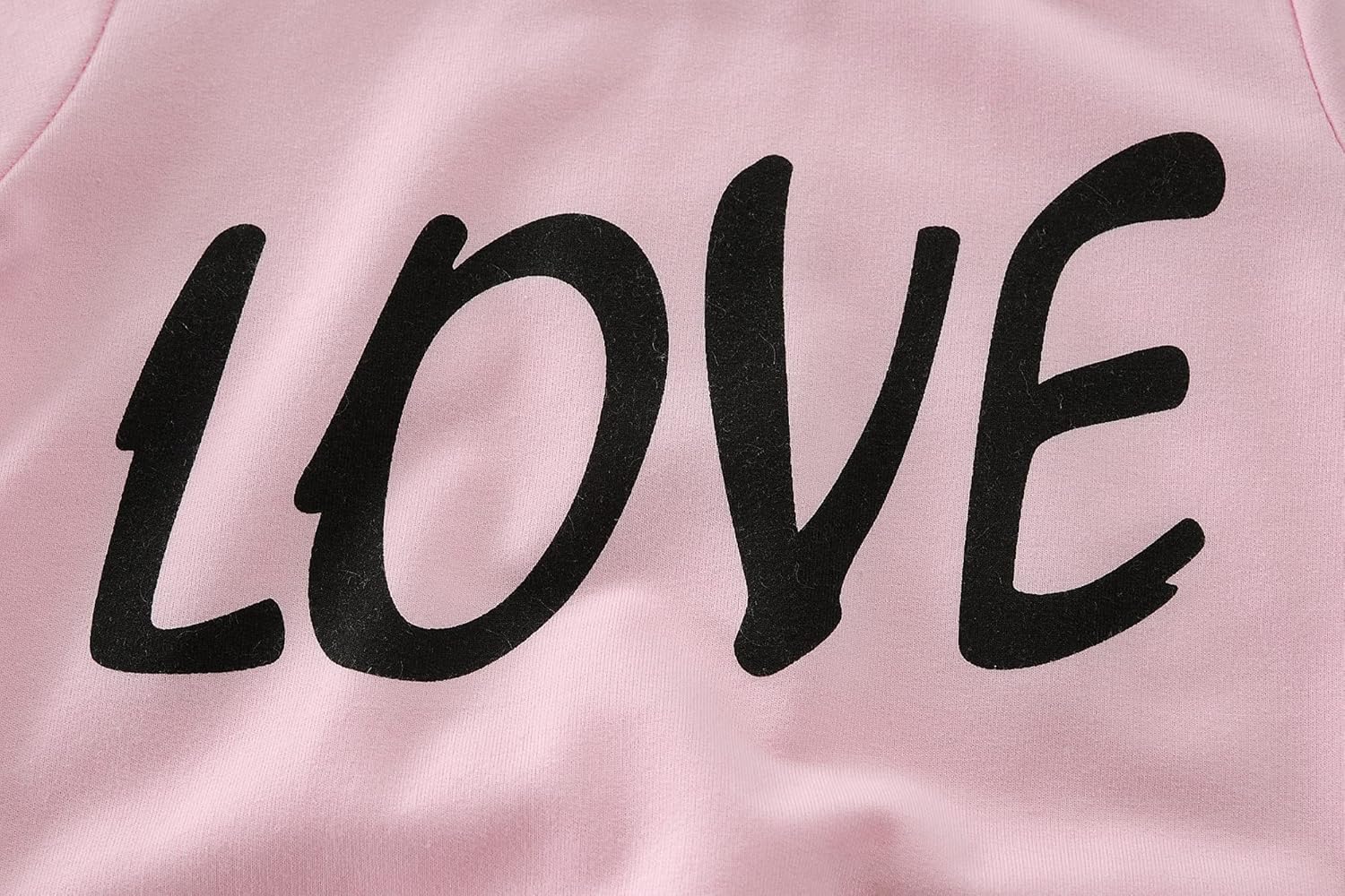 Little Girls Outfits Clothes Toddler Long Sleeve Heart Print Hoodie Shirts Top + Leggings Kids Clothing Set - Image 5