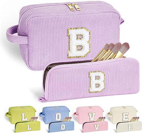 Miniatura 45 de YOOLIFE 2 bonitas bolsas de maquillaje de viaje, bolsa de maquillaje, bolsa de cosméticos, bolsa de brochas de maquillaje para adolescentes, niñas,