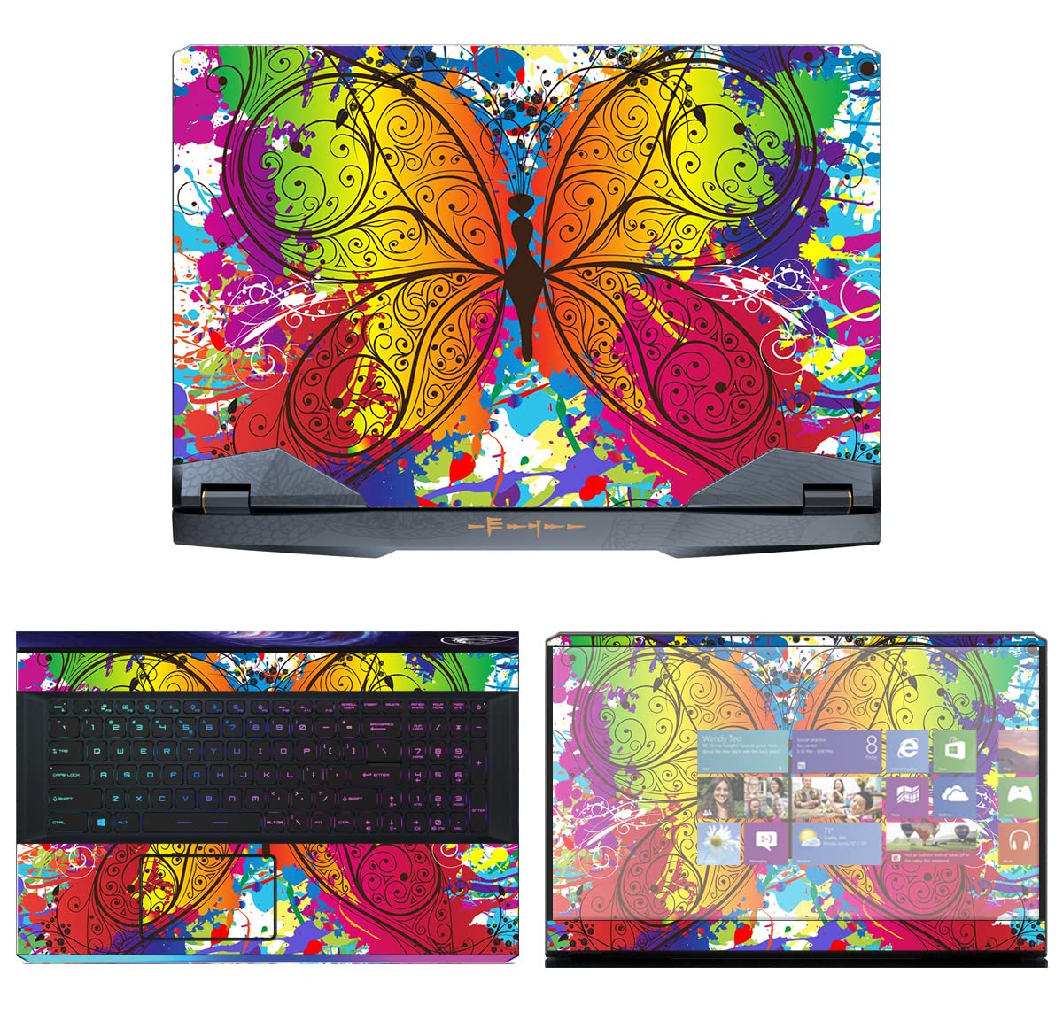 Decalrus - Protective Decal Skin Sticker for The MSI GE76 Raider (17.3" Screen) case Cover wrap MSge76_raider-145