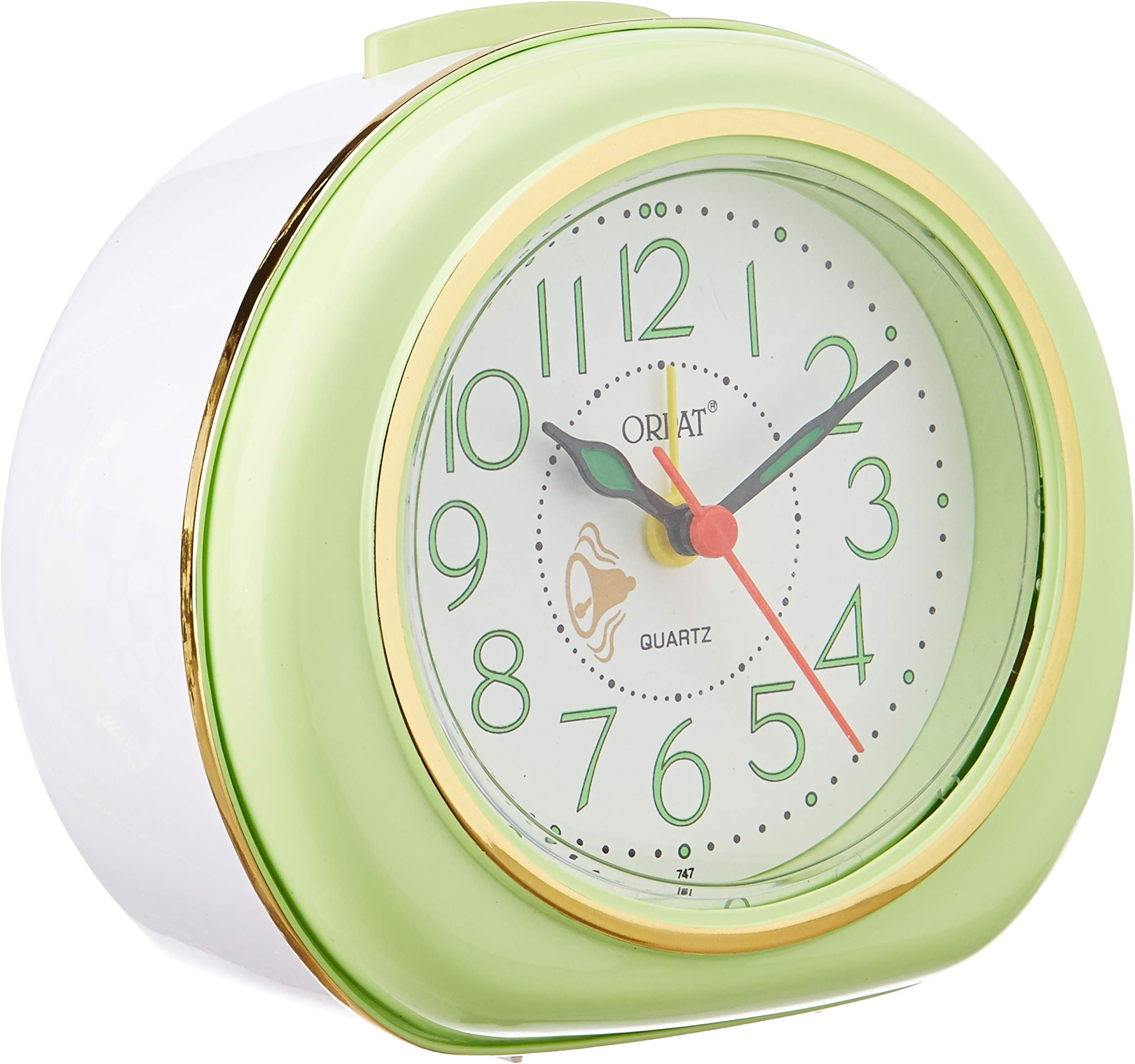 Buy Orpat Glass Bell Alarm Analog Clock (P Green, Tbm747) Online at