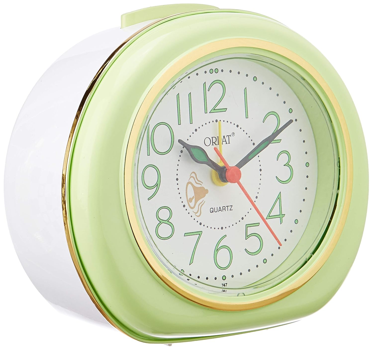 Buy Orpat Glass Bell Alarm Analog Clock (P Green, Tbm747) Online at