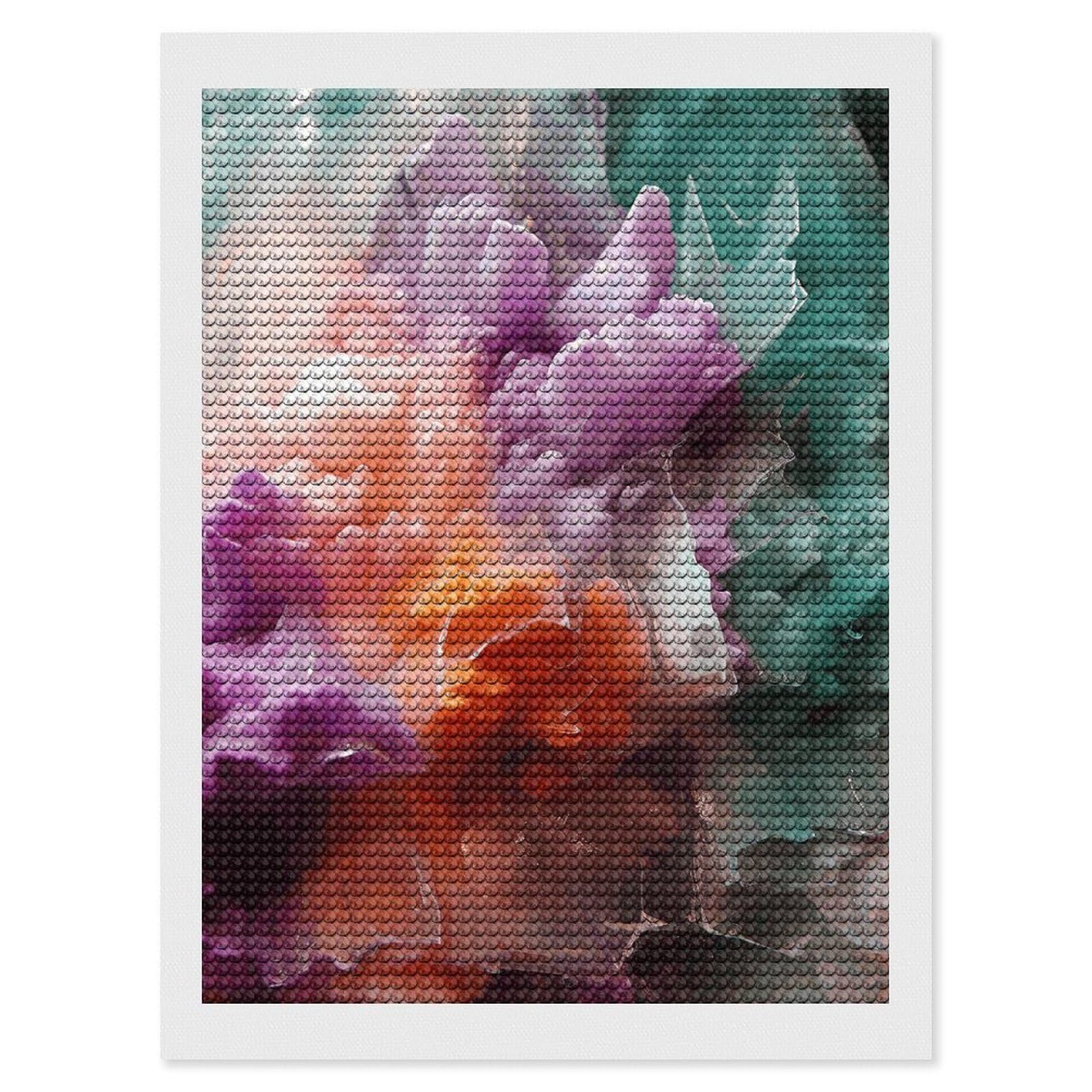 NONHAI Diamond Painting Kits for Adults - DIY Diamond Art Kits for Beginners - Full 5D Paint Drill Diamond Dots Paintings- Colorful Diamonds Pictures Gem Art and Craft Wall Decor 12"x16"