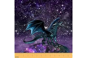 Dragon Fabric By The Yard: Galaxy Upholstery Fabric