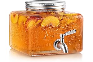 MosJos Glass Drink Dispenser for Fridge: The Ultimate Beverage Storage Solution