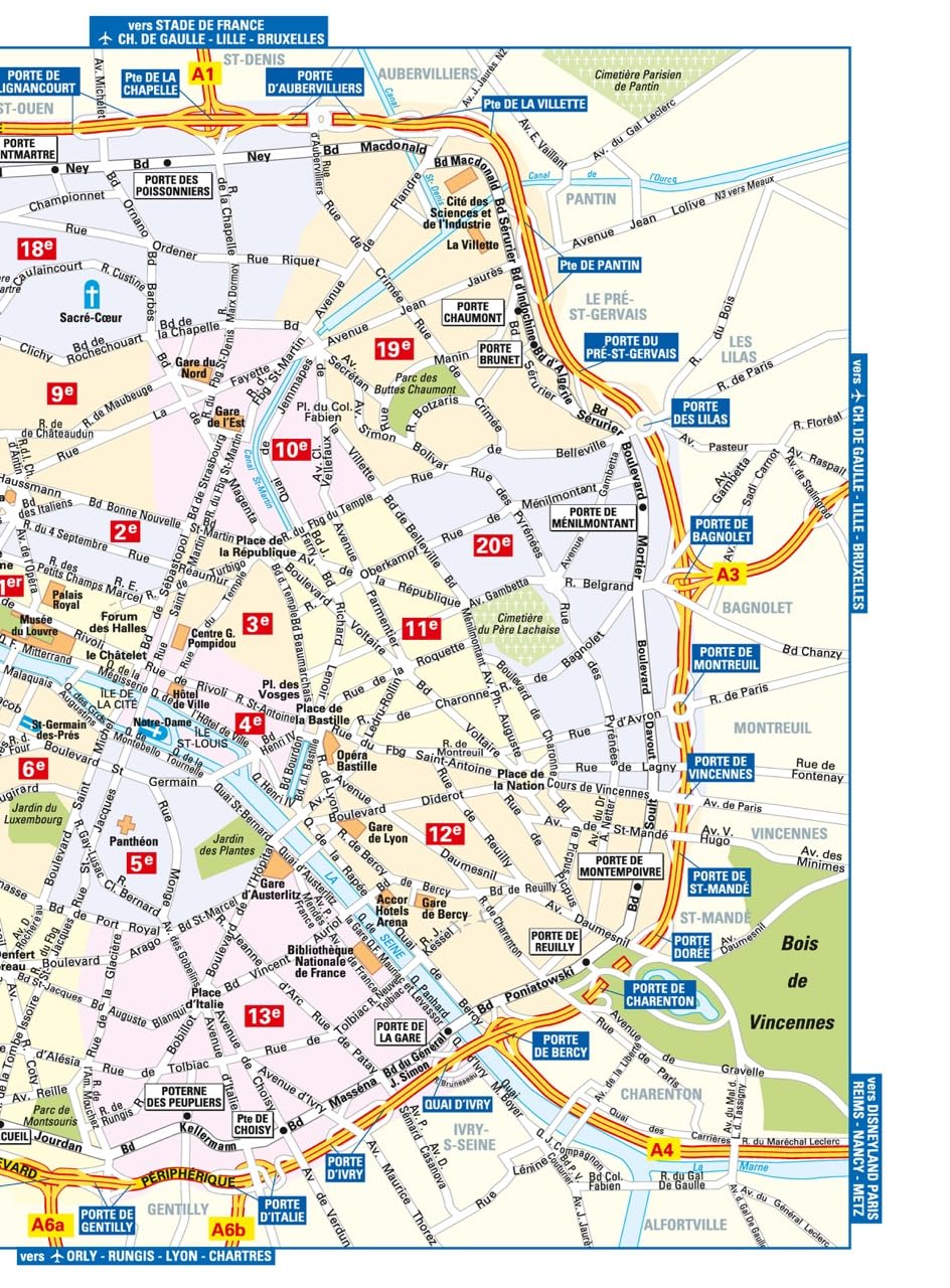 Atlas routiers : Grand Paris et Banlieue