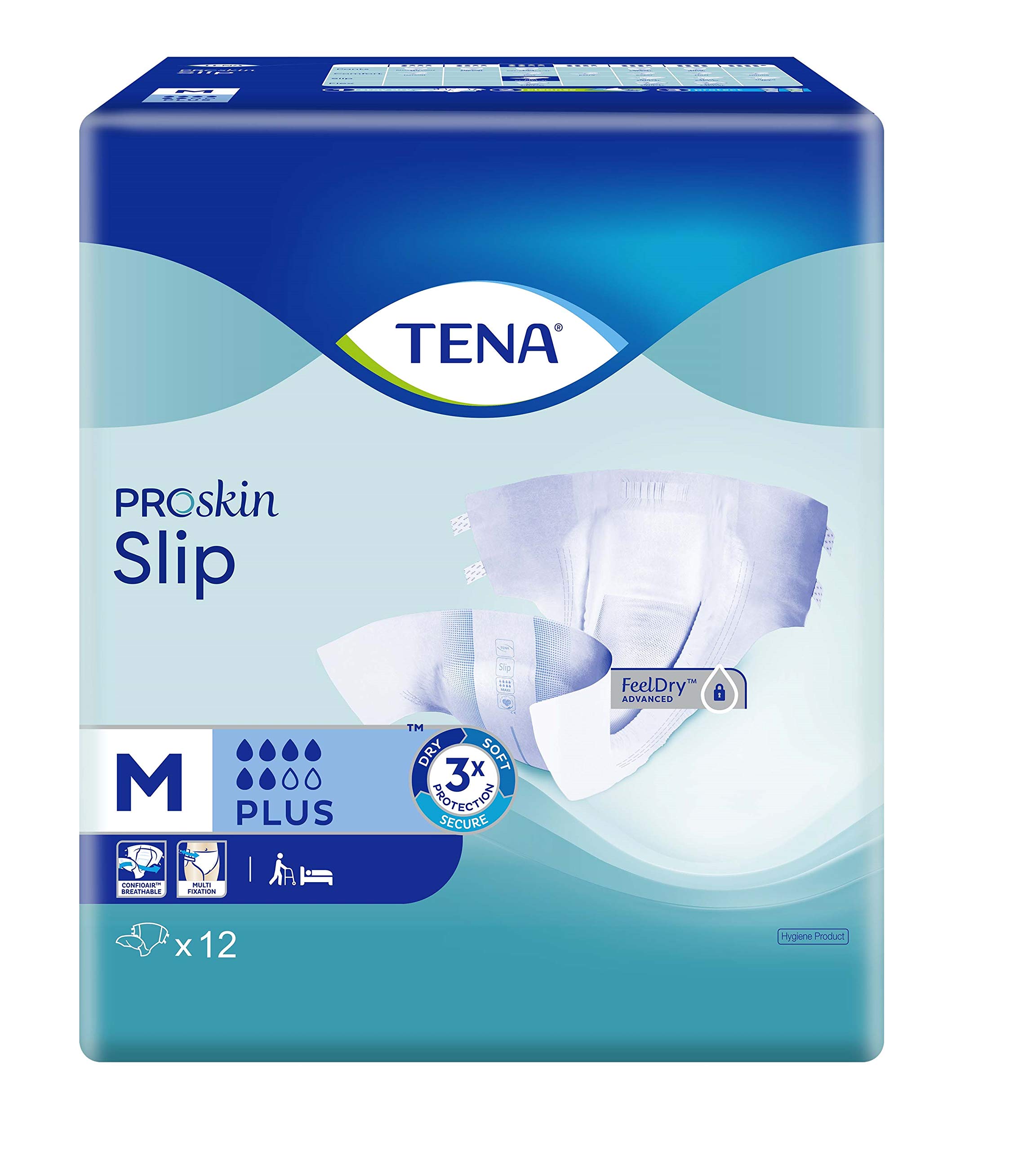 TENA PROskin Slip, Plus, M, 12ct : Amazon.sg: Health, Household