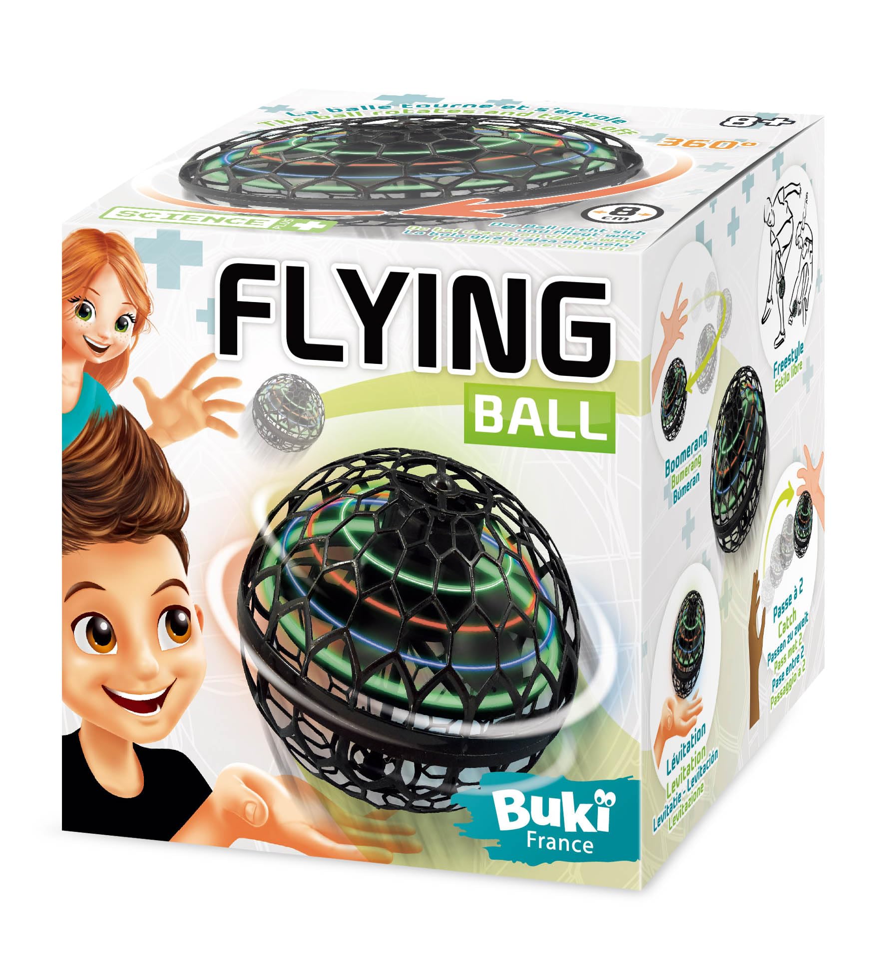 Buki France SP006 Flying Ball Świecąca Latająca Piłka do Gry