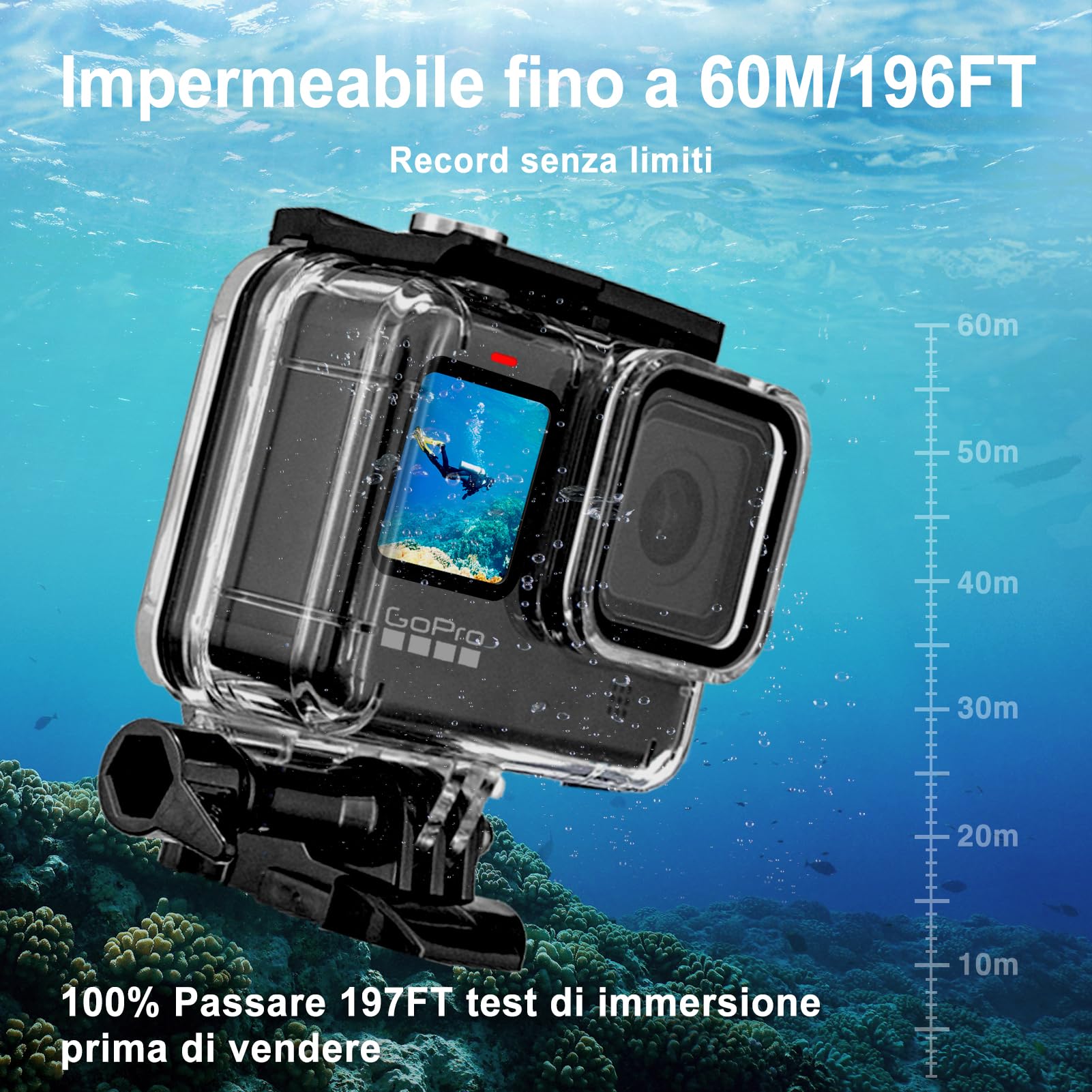 Custodia protettiva GoPro (HERO) - Accessorio ufficiale GoPro Custodia protettiva GoPro (HERO) - Accessorio ufficiale GoPro