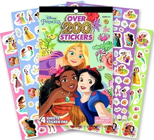 Miniatura 5 de Disney Princess - Juego de libros para colorear para actividades infantiles, con princesas de Disney, Encanto, Moana, Frozen y más