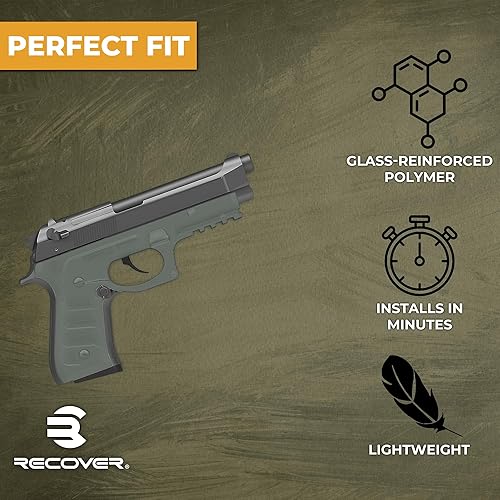Miniatura 2 de Sistema de agarre y riel para pistola Beretta 92 M9 Series Recover Tactical BC2