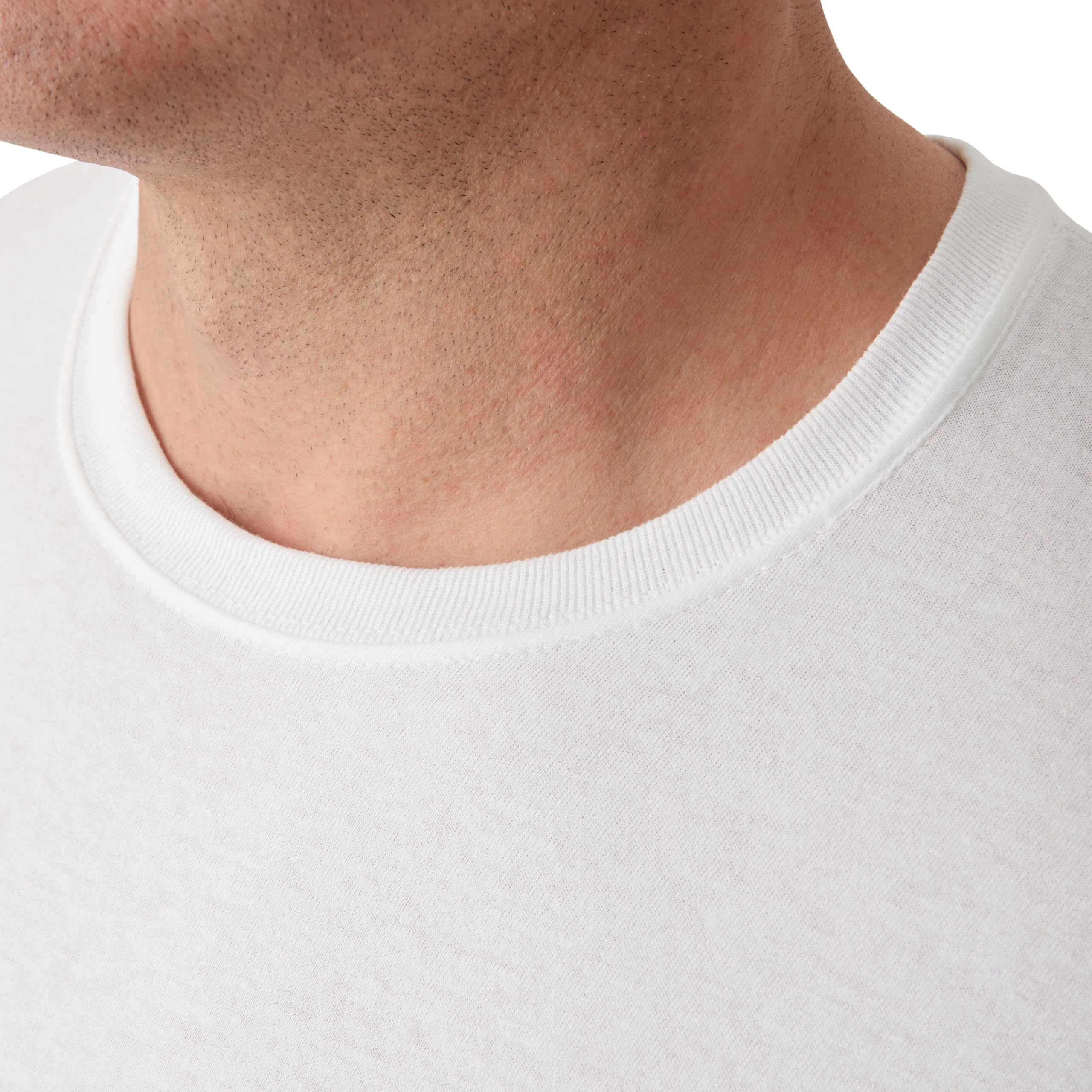 Hanes Undershirt Packs, Stay-Tucked Soft Cotton Undershirts, Best Undershirts for Men, White/Black/Asstd Multipacks Canottiera Uomo (Pacco da 6)