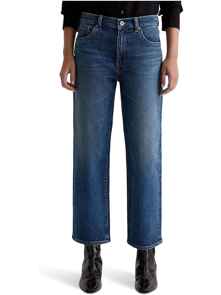 Blue AG Brinley Mid Rise Straight