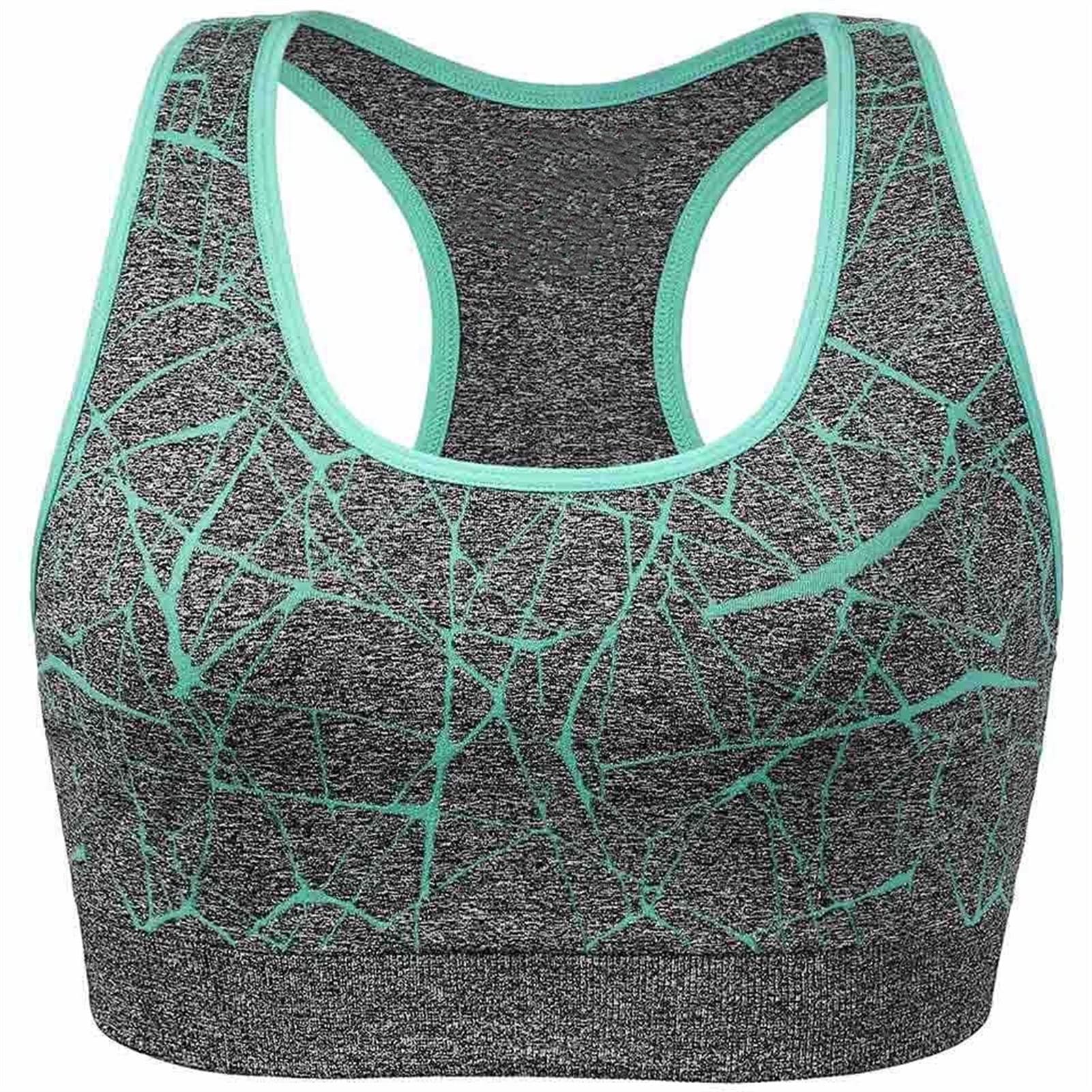 Sujetador deportivo para mujeres CADENABEAR top elástico acolchado transpirable running
