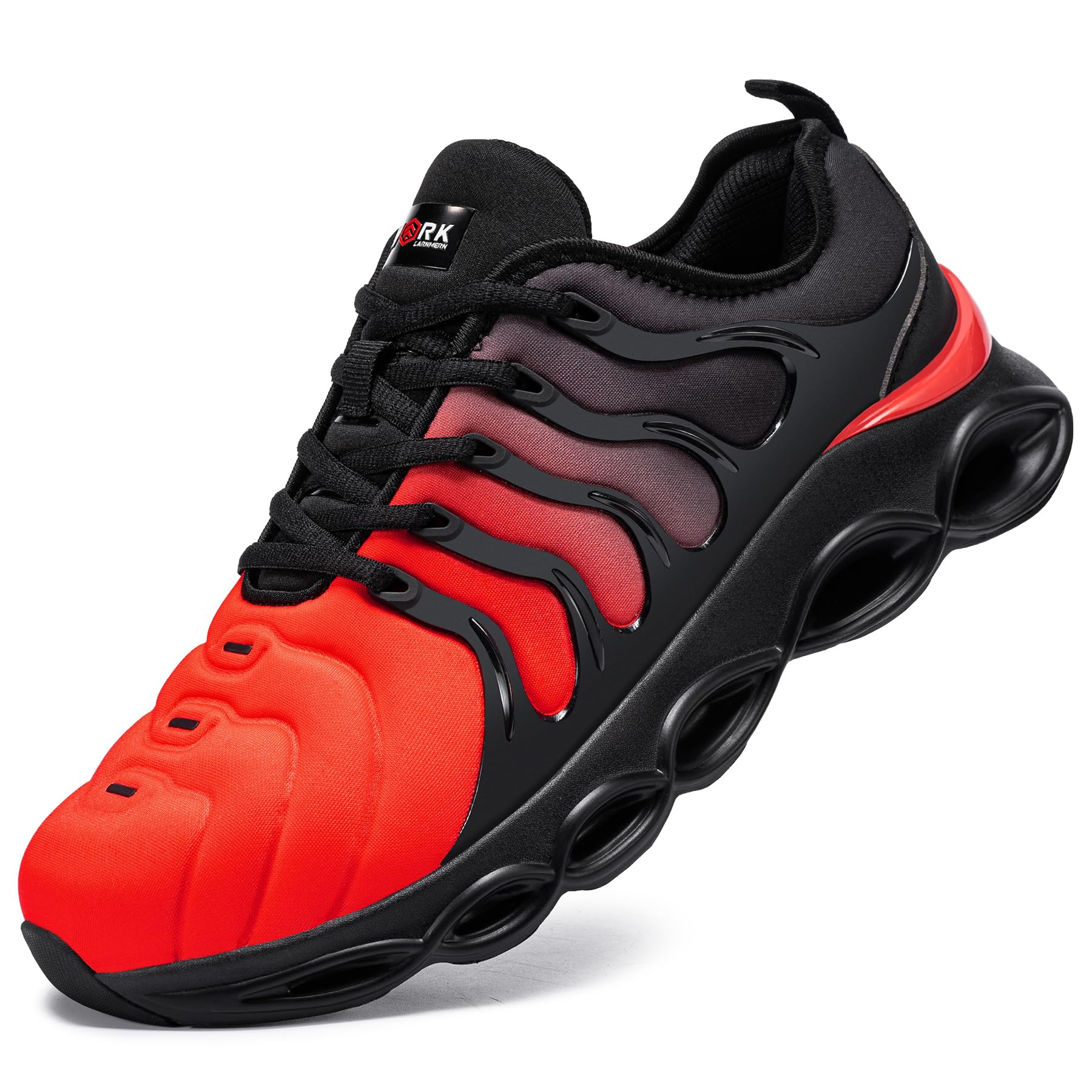 LARNMERN Scarpe Antinfortunistiche Uomo Leggere Scarpe Antinfortunistica Comodo Moda con Punta in Acciaio Traspiranti Ammortizzazione Scarpe da Lavoro 40EU-50EU