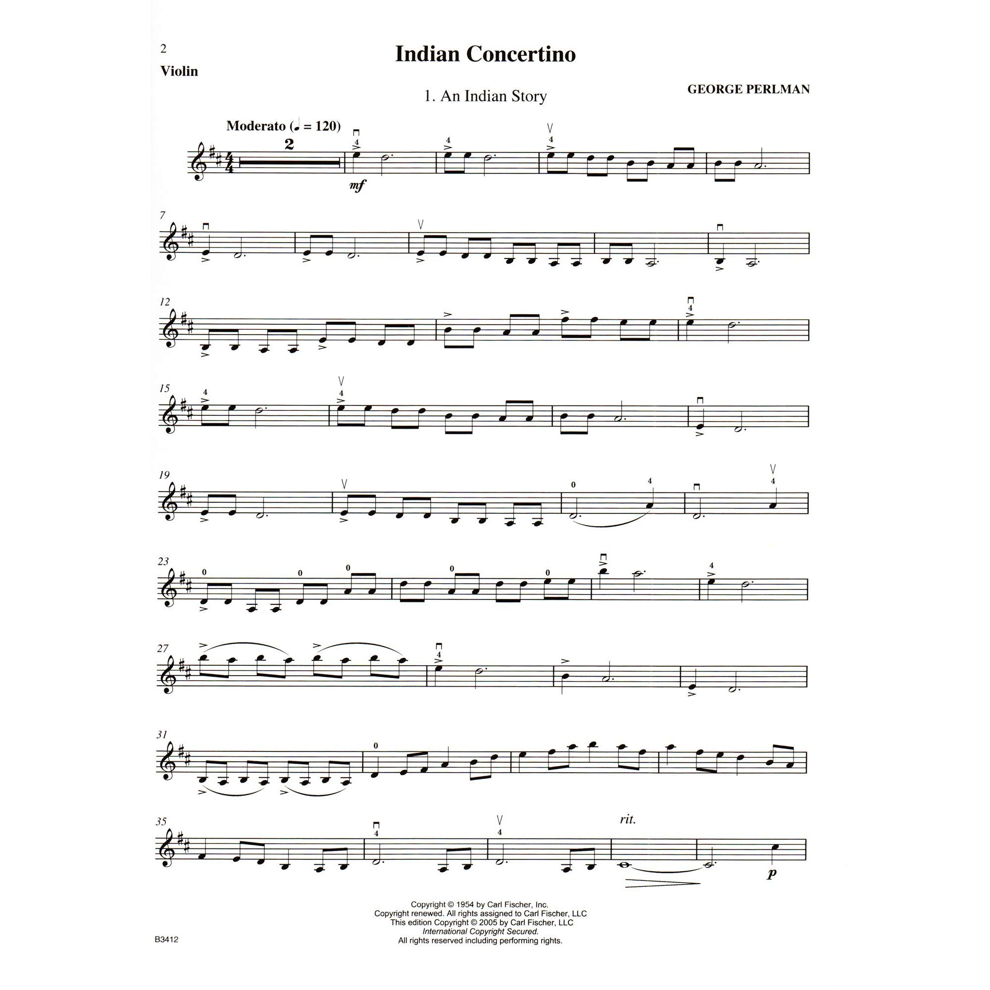 Indian concertino violon +cd