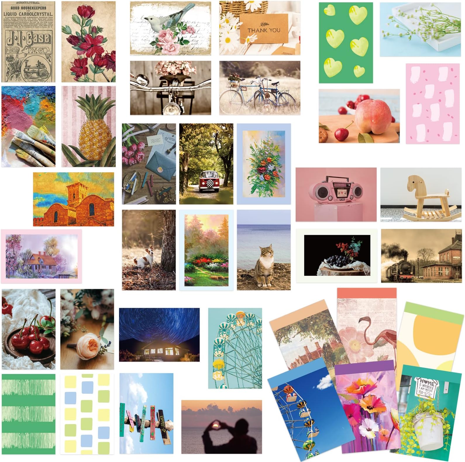 Washi Stickers for Journaling Aesthetic Stickers for Scrapbooking Diary Journal Craft Classroom Student Supplies 300PCS