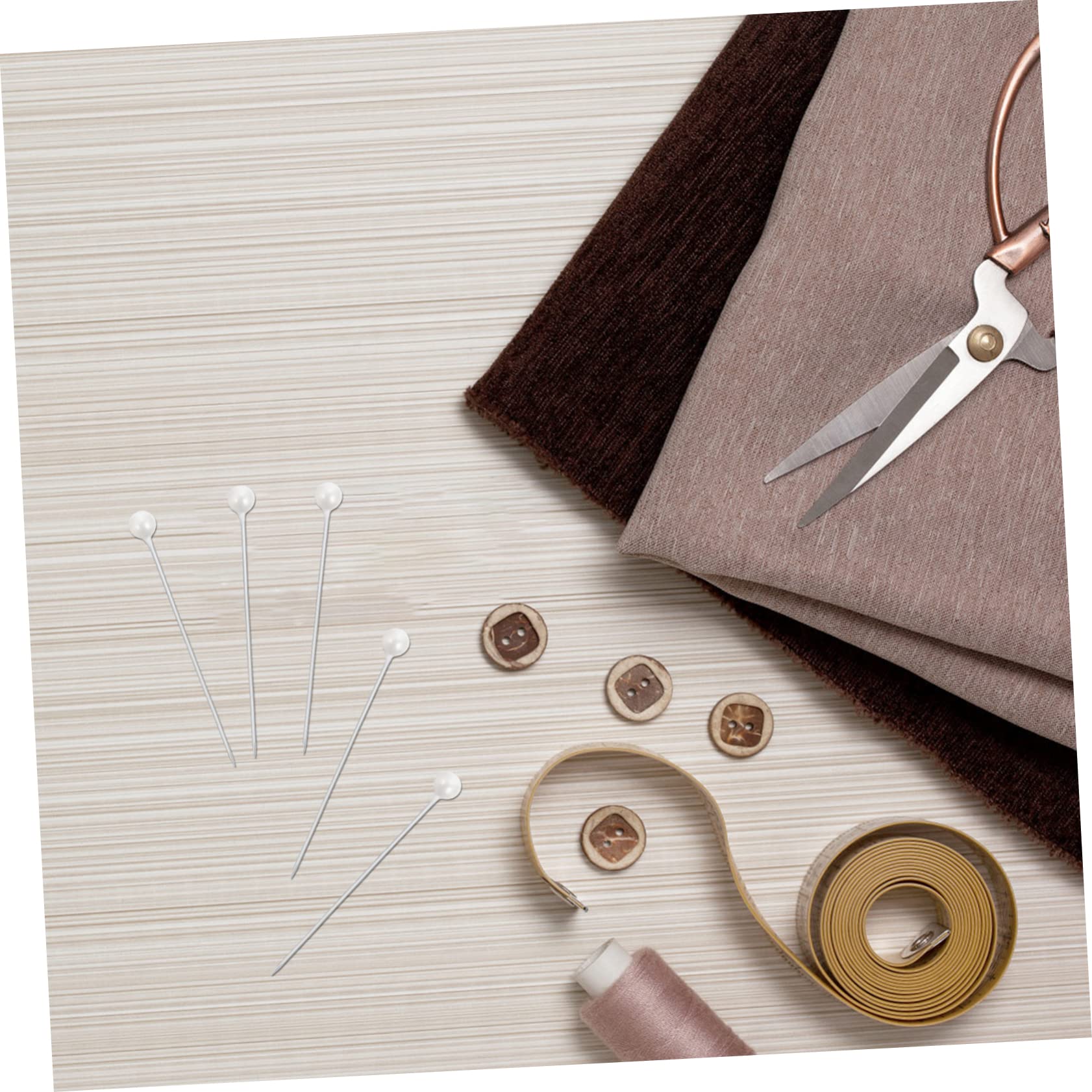 ARTIBETTER 100 Pins Per Box Straight Head Pin for DIY Jewelry Making Quilting (2 Colors)