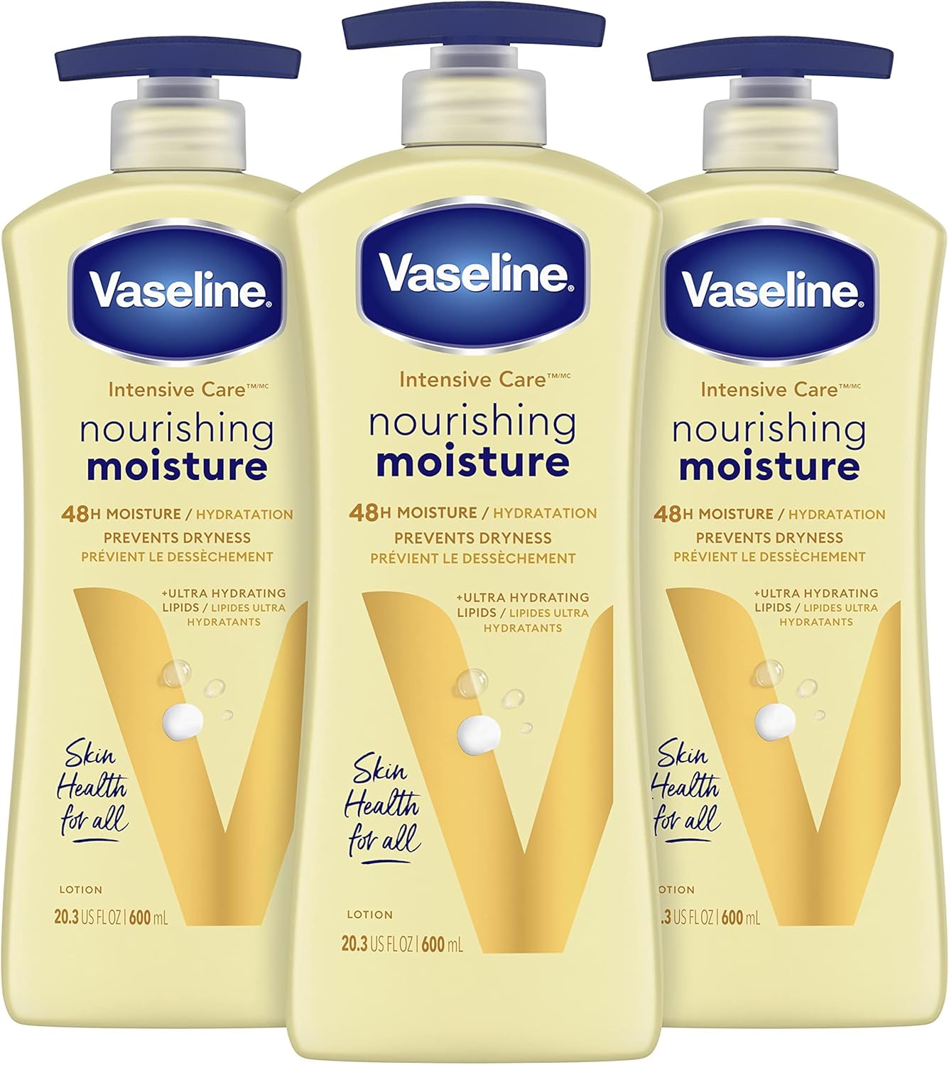 Vaseline Intensive Care Body Lotion, 3 Count