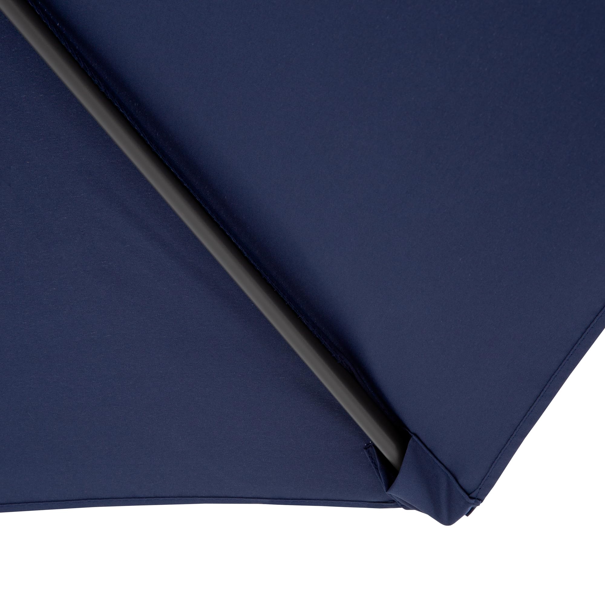 PATIO Sonnenschirm 3 m blau Stahlgestell und Kurbelmechanismus