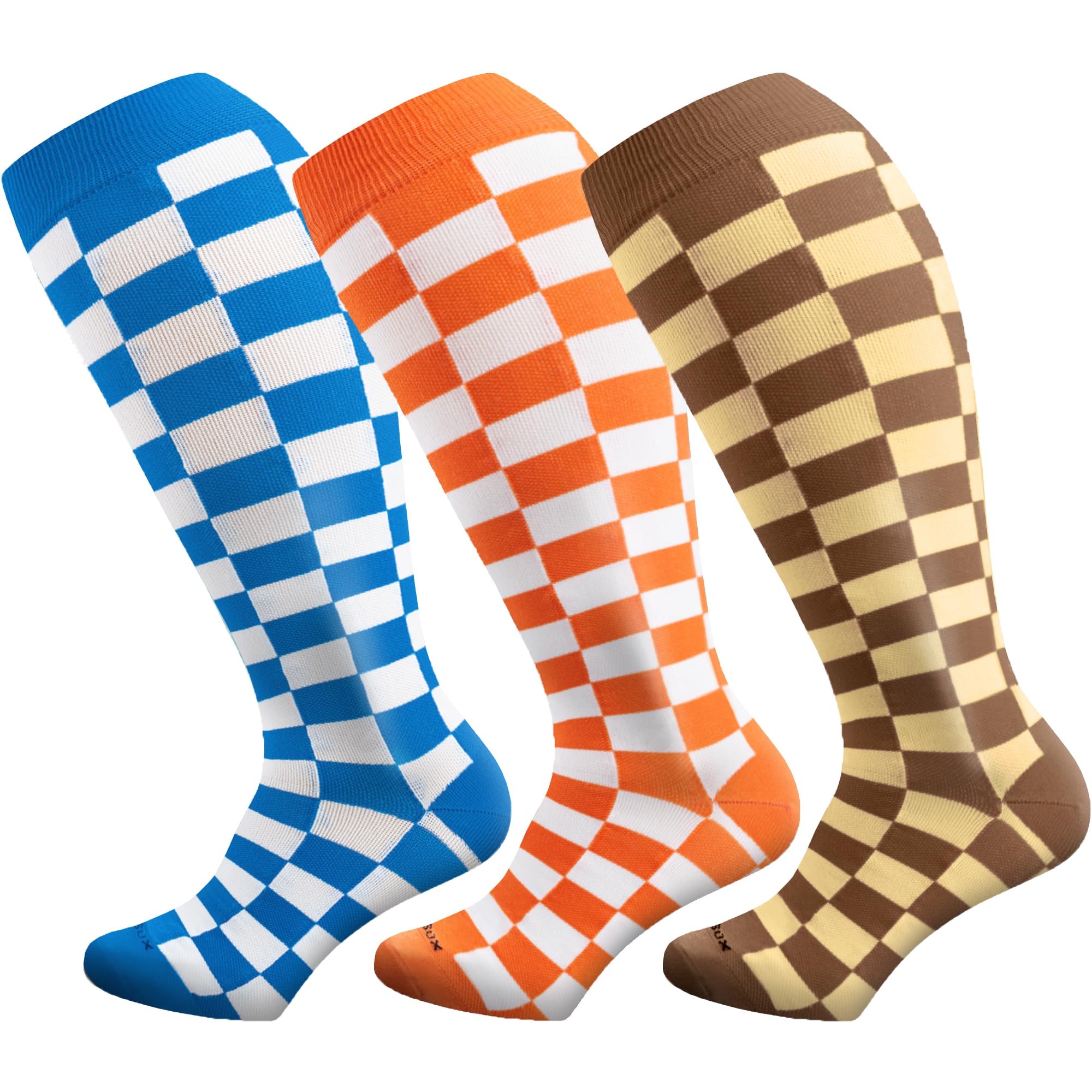 Wide Calf Compression Socks for Women & Men Extra Large Size Support Socks for Nurses Running Pregnant Travel, 15-20 mmHg