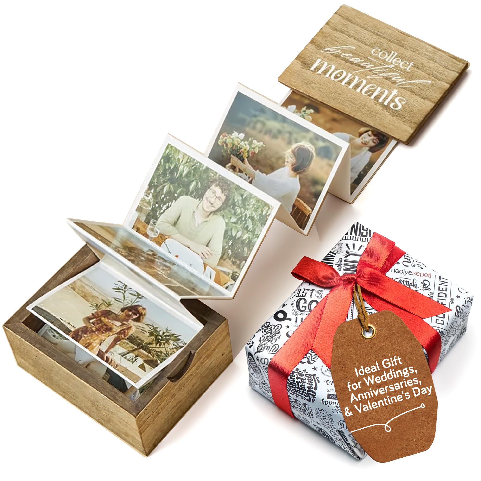 Amazon.com: udelf Personalized Wooden Photo Box Gift with