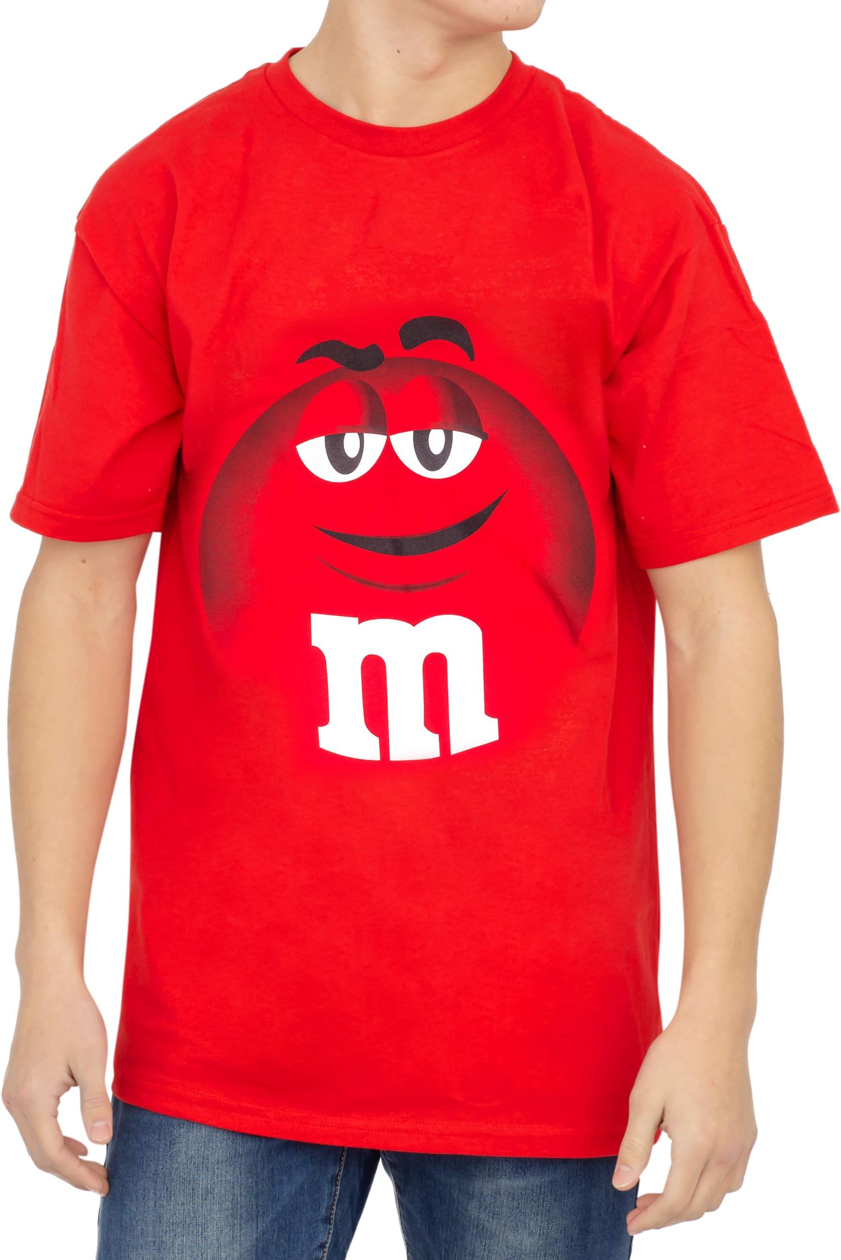 M&M M&M's Candy Silly Character Face T-Shirt Tee