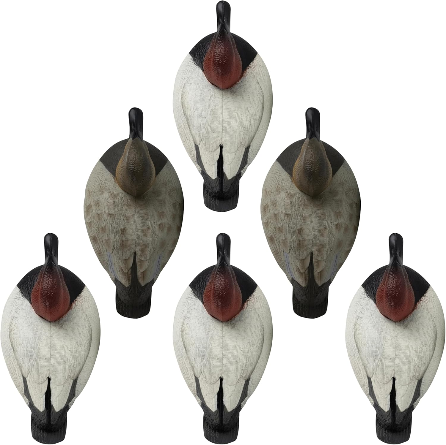 Hardcore Waterfowl Rugged Series Canvasback Decoys - Foam Filled - 6 Pack