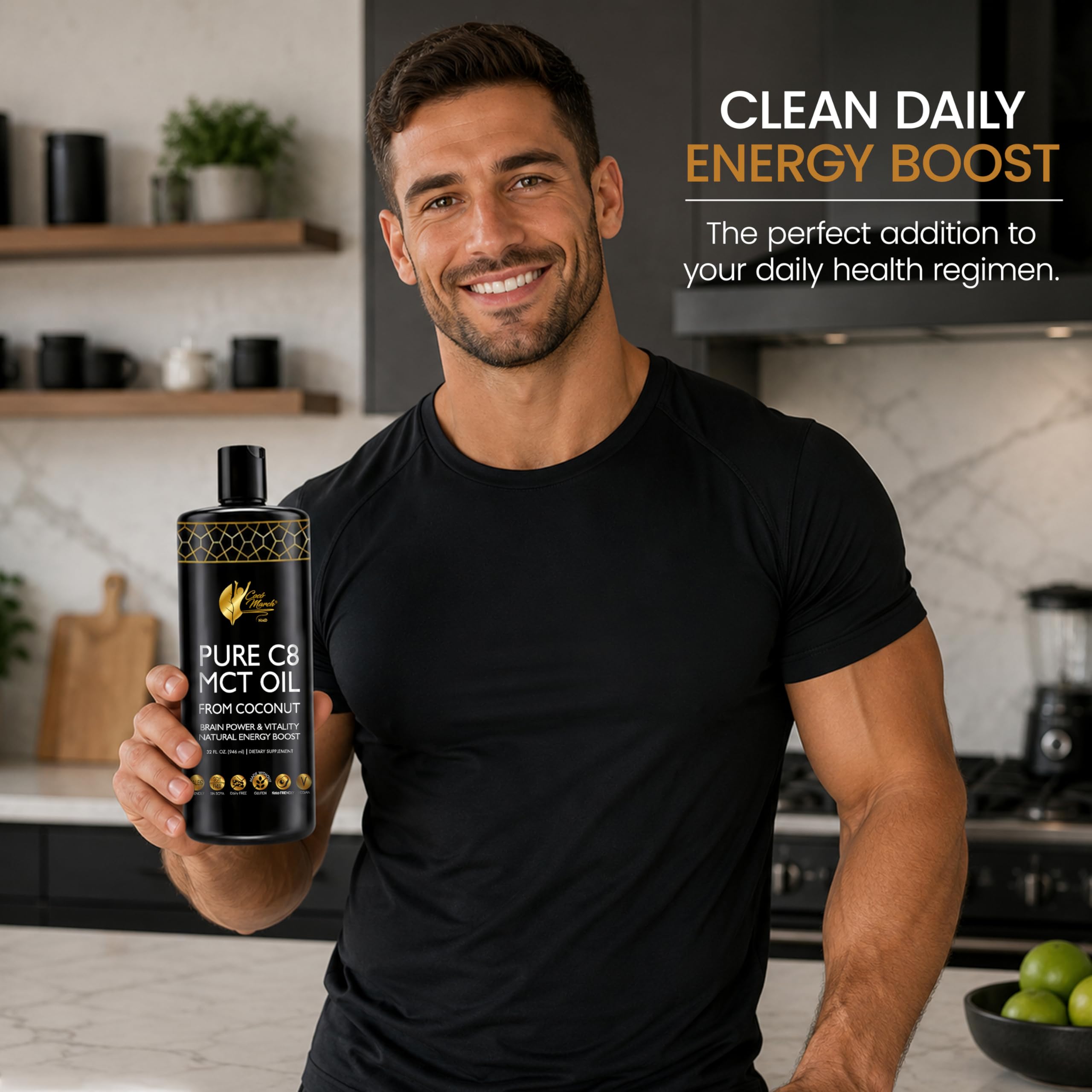 Amazon.com: Cocó March N.M.D. Pure C8 MCT Oil from Coconut for
