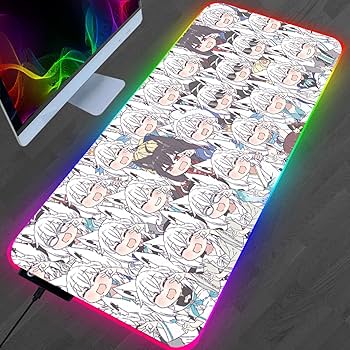 Amazon.co.jp：ゲーミングマウスパッド白上フブキホロライブ
