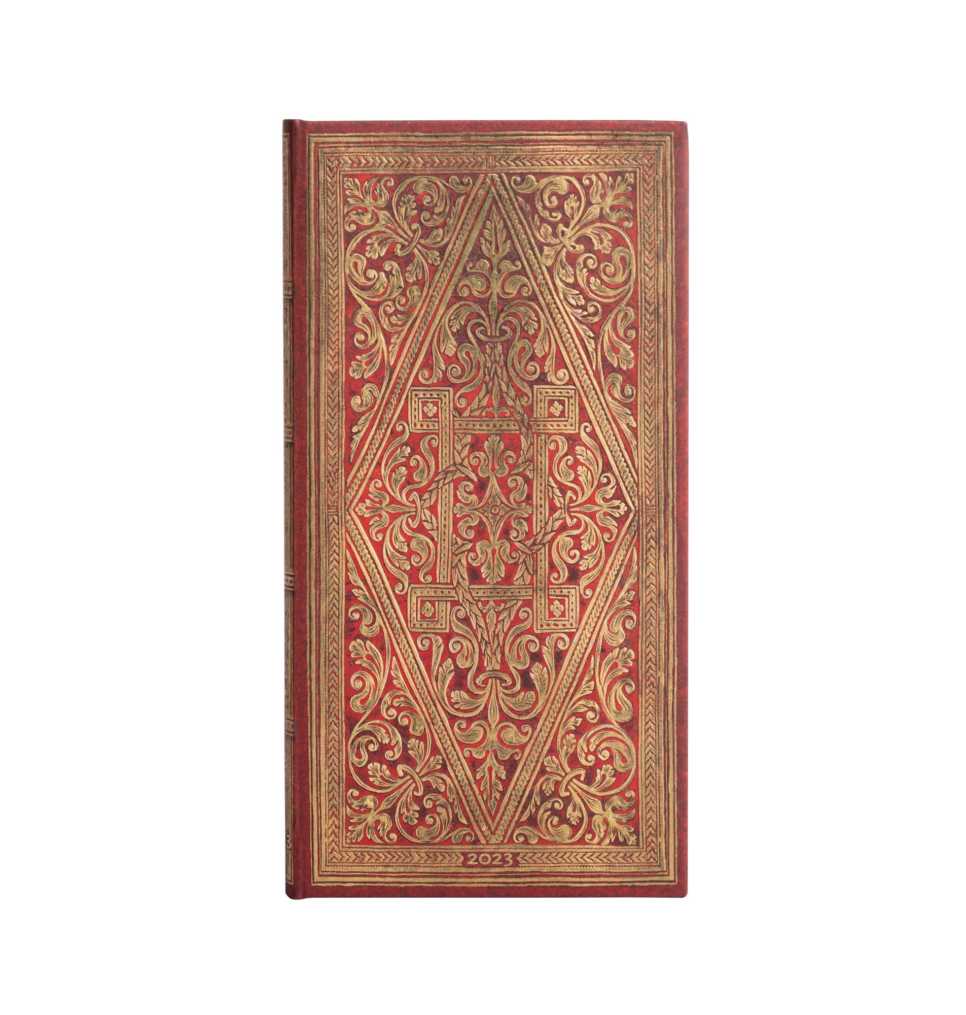 Paperblanks 12 Months 2023 Golden Way Diary | Horizontal | Delgado (95 × 180 mm)