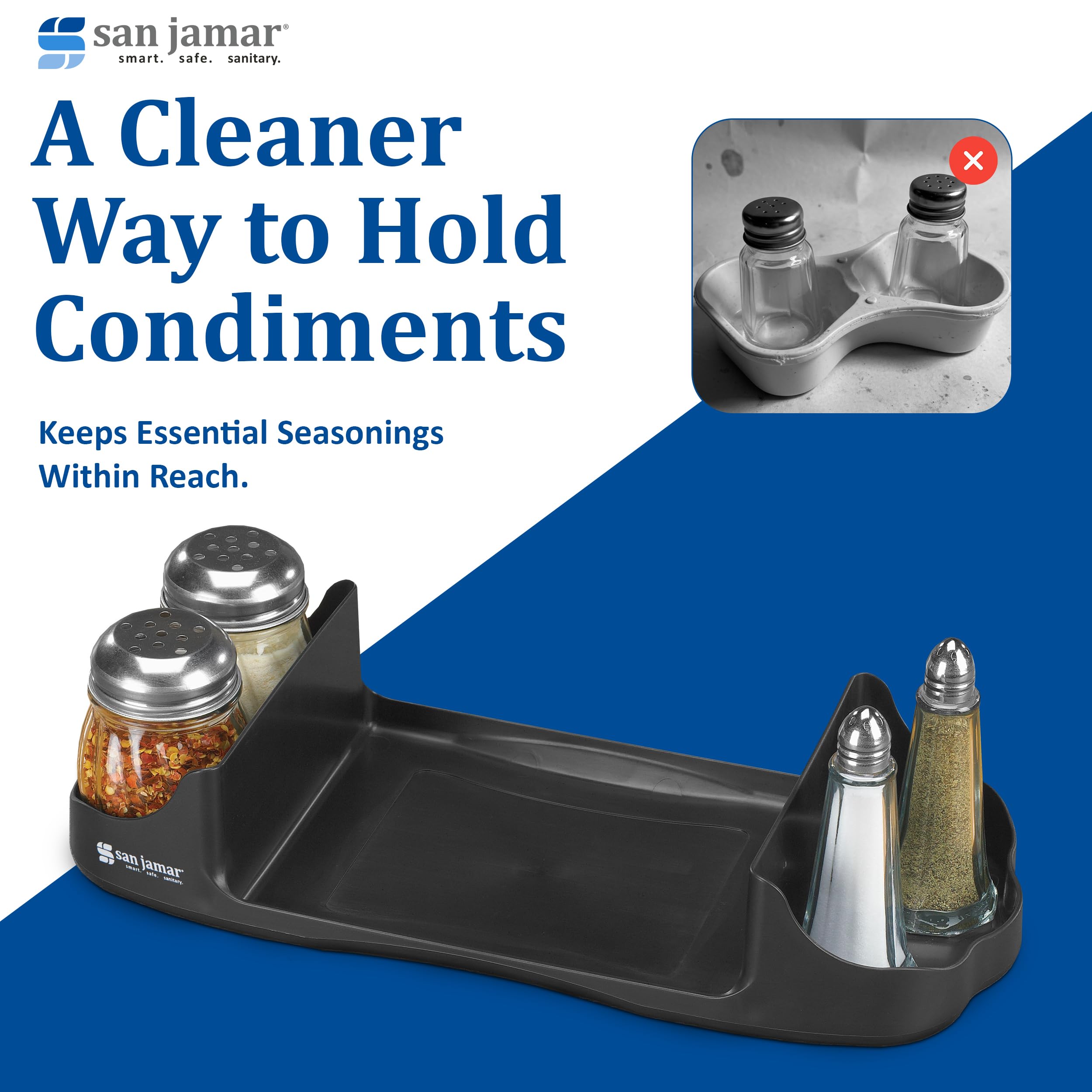 San Jamar h400ctbk Venue mesa Dispensador de servilletas, Caddy, 70 mm H x 362 mm W x 156 mm D, perlas de color negro