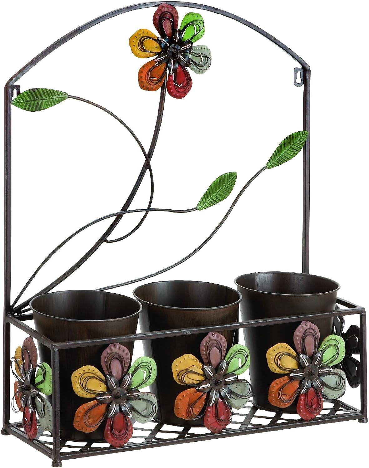 Deco 79 63201 Metal Wall Planter, 20 by 24-Inch