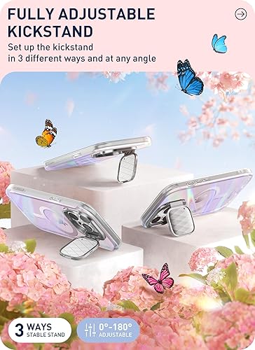 Miniatura 4 de i-Blason Cosmo Mag - Funda para iPhone 15 Pro con soporte para cámara, compatible con MagSafe Funda protectora delgada y elegante de cuerpo completo