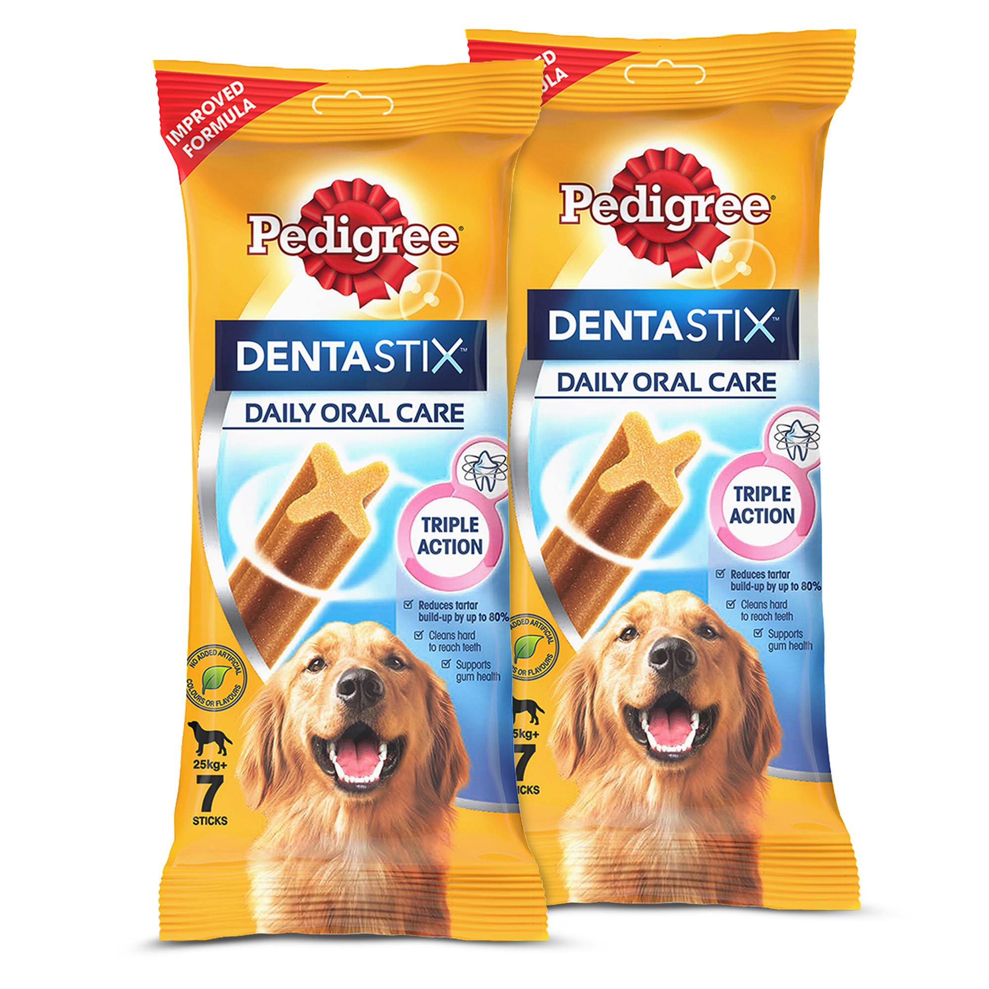 Pedigree Dentastix Oral Care Dog Treat, Adult Large Breed (25+ Kg), 270 G, Recommended by Vets, Supports Gum Health, Reduces Risk of Gum Diseases, Stick (Pack of 2)-image-25
