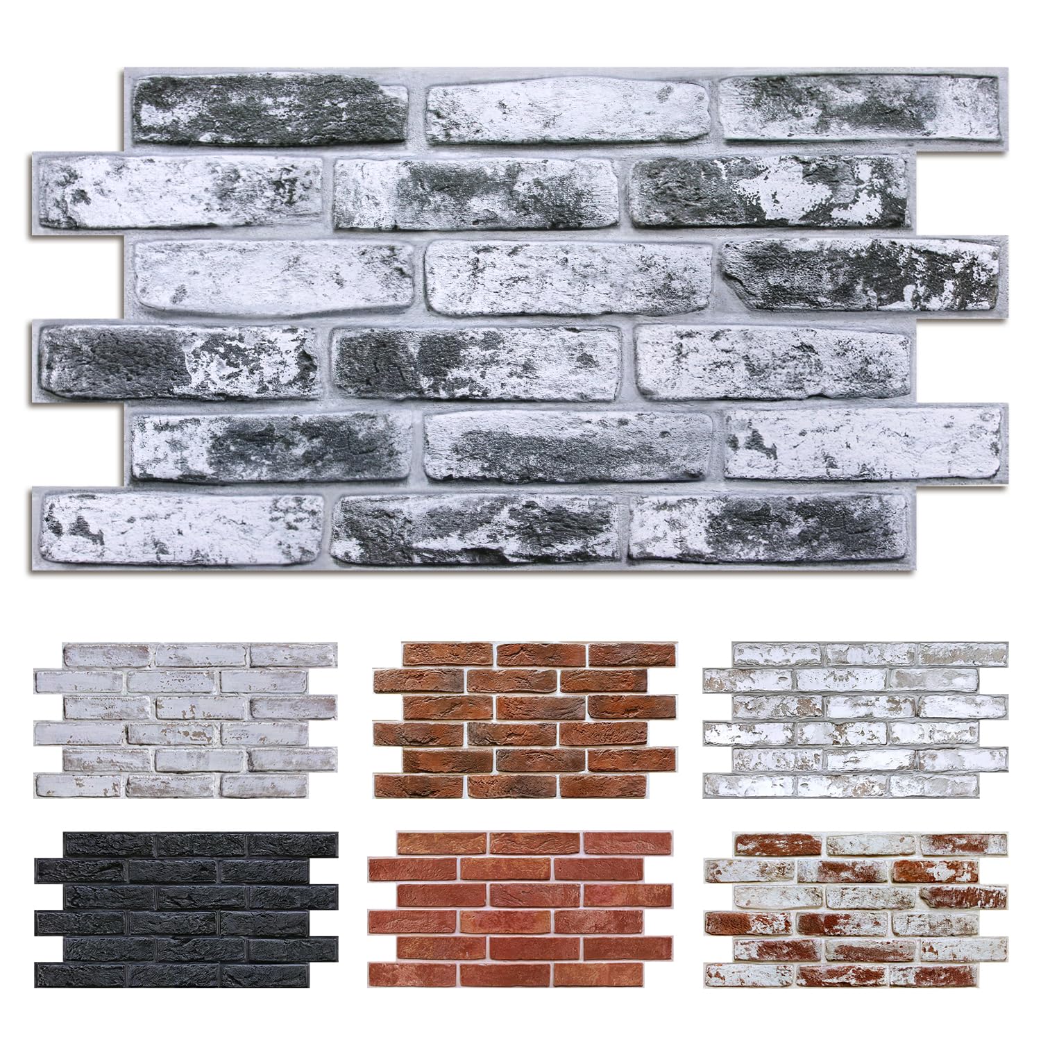 Panneaux muraux 3D brique Commomy pour rénover un mur abîmé sans travaux