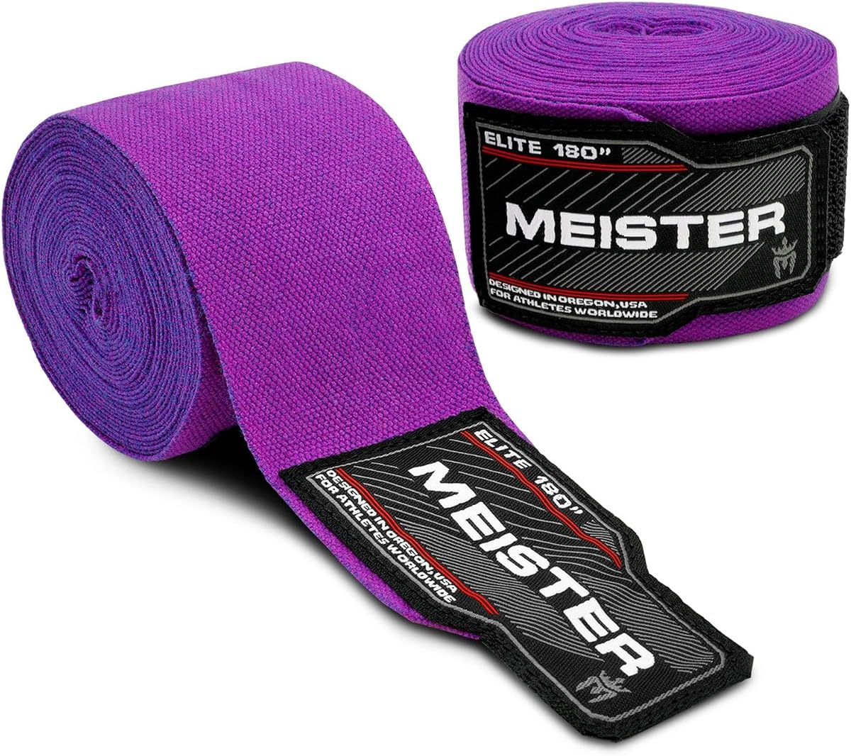 Vendas Elite de 180" premium para adultos para MMA y boxeo (par) | Mezcla elástica de doble tejido premium, máximo soporte para muñeca y protección de nudillos para boxeo, MMA y Muay Thai
