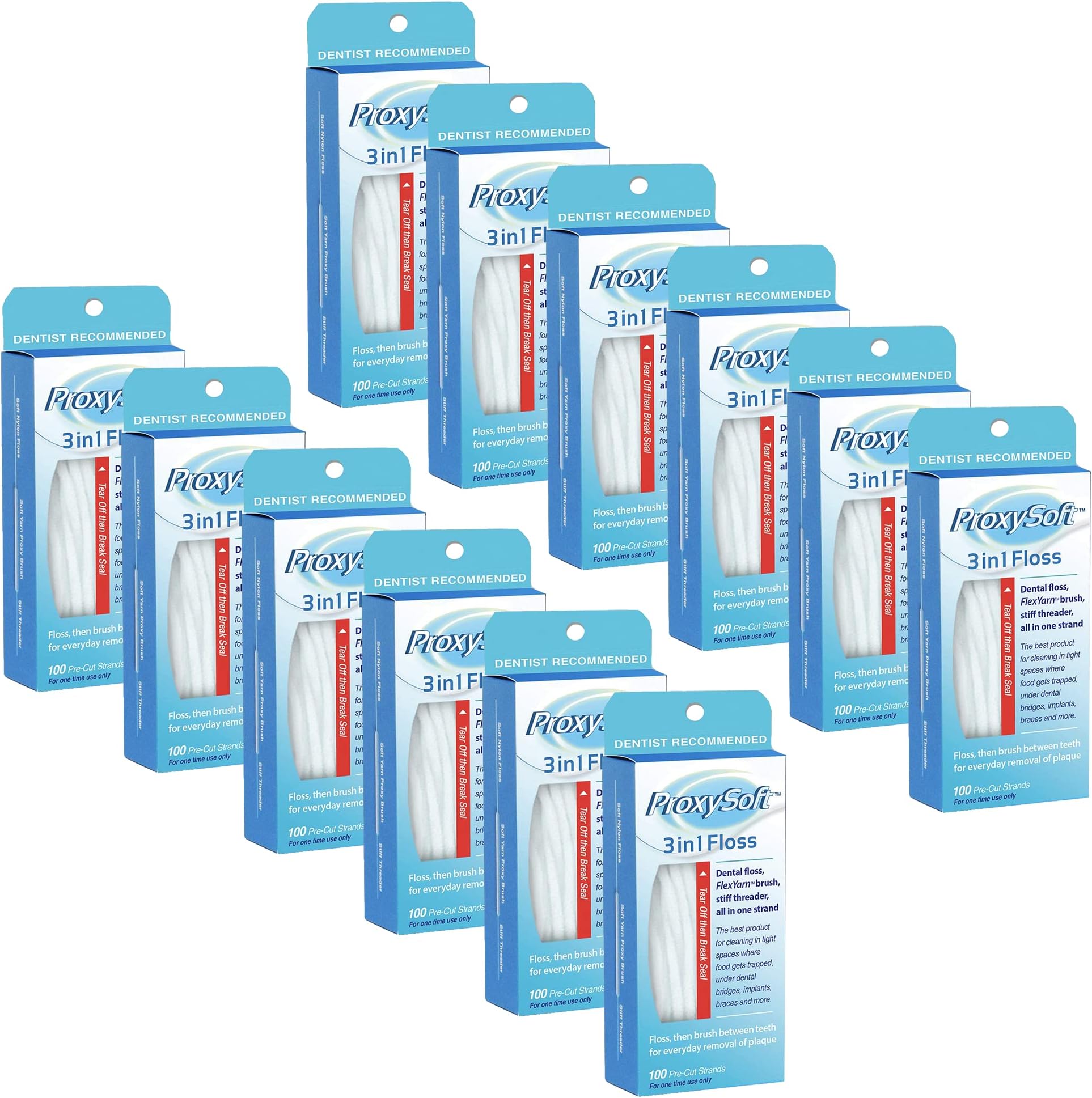 ProxySoft 3in1 Dental Floss for Optimal Teeth Flossing