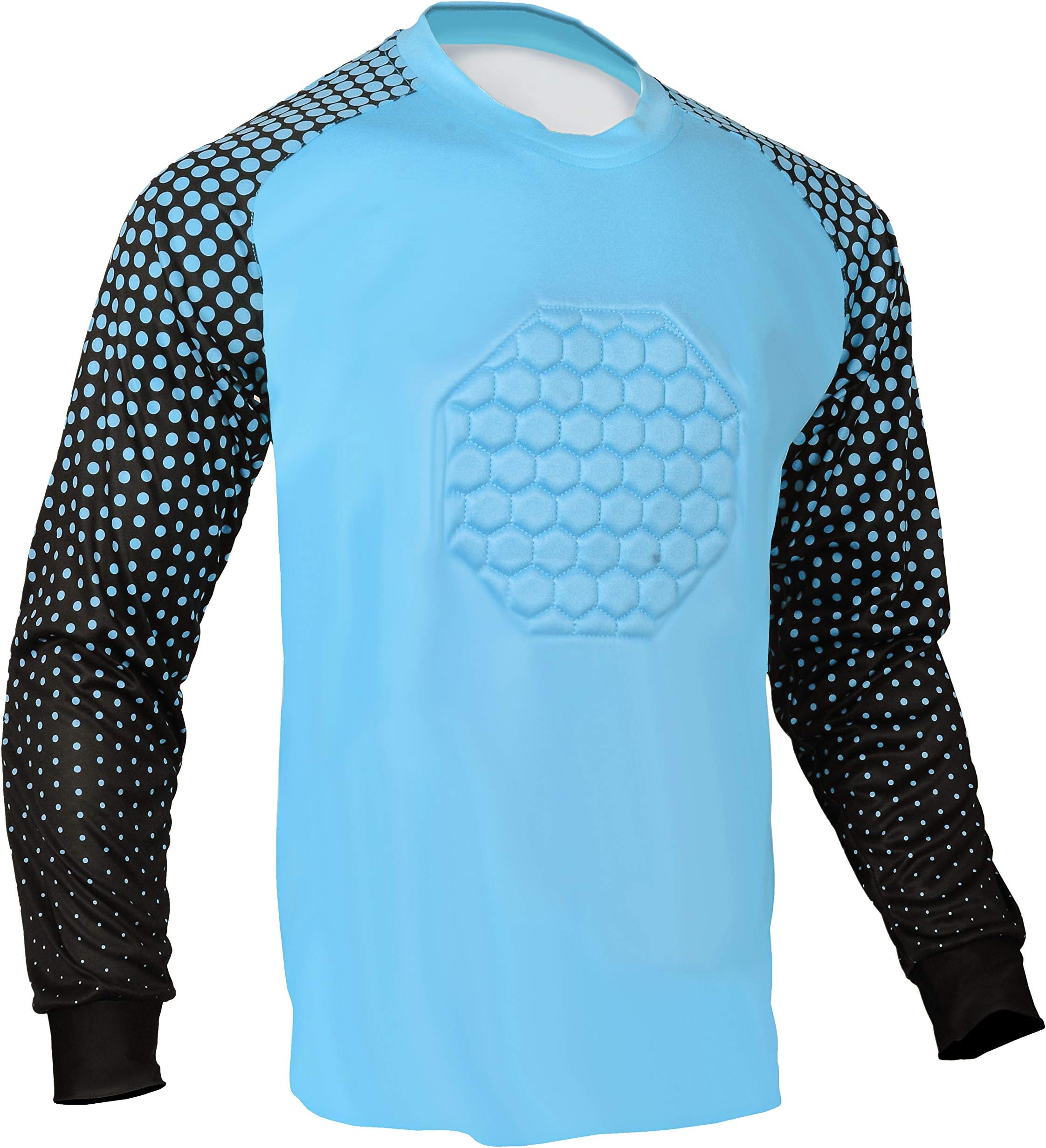 Total Soccer FactoryGoalie Shirt (Columbia Blue, Adult Medium)