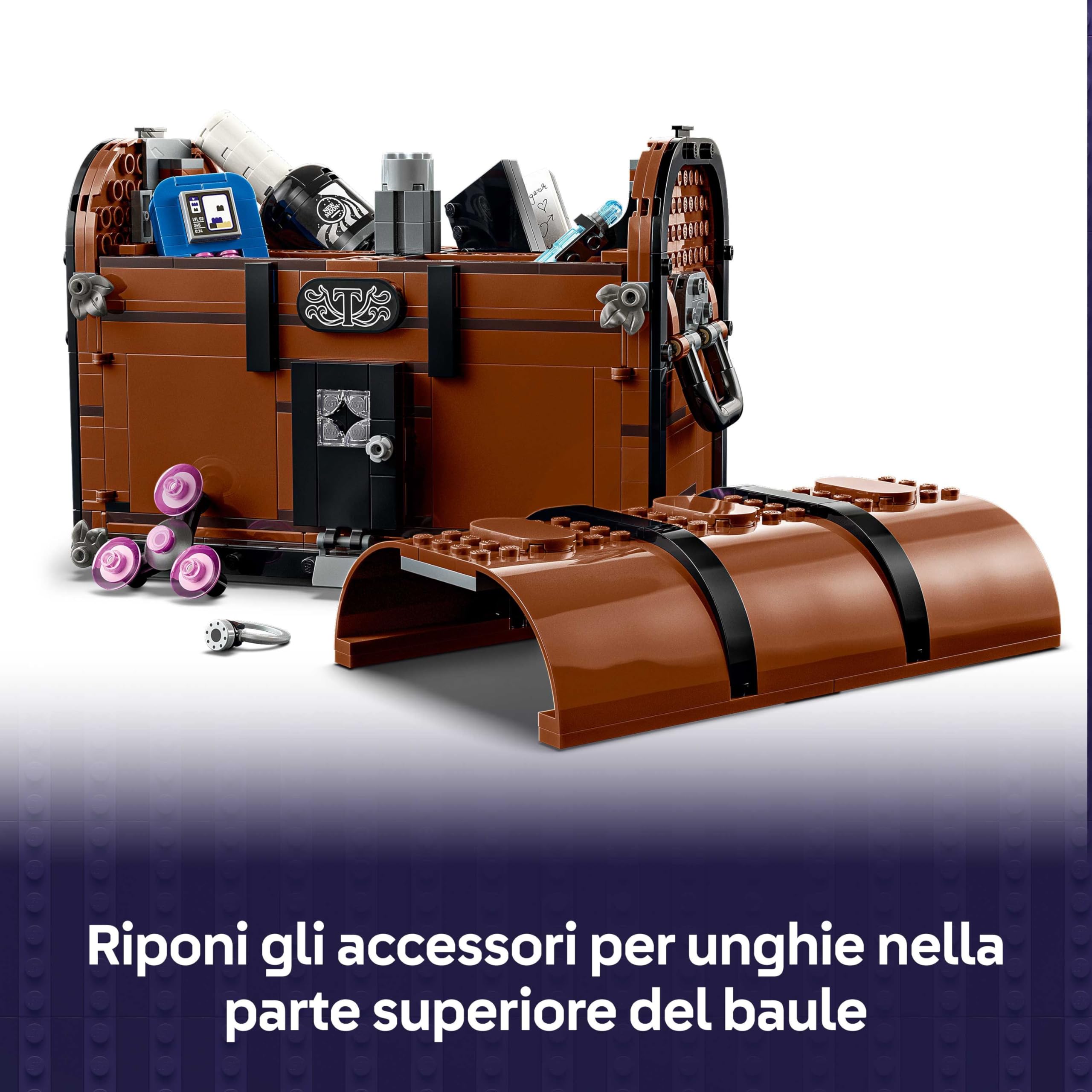 LEGO Wednesday Appartamento di Mano - Giocattolo da Esposizione con Mini Bambolina di Enid, Figura di Mano e Accessori - Regalo per Bambine e Bambini Fan della Serie TV da 10 Anni in su - 76785