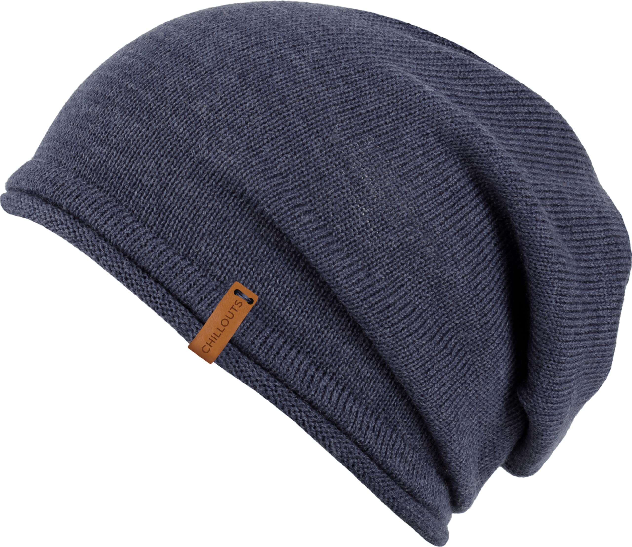 CHILLOUTS Leicester Oversize Beanie Knit Indoor (One Size - Blue)