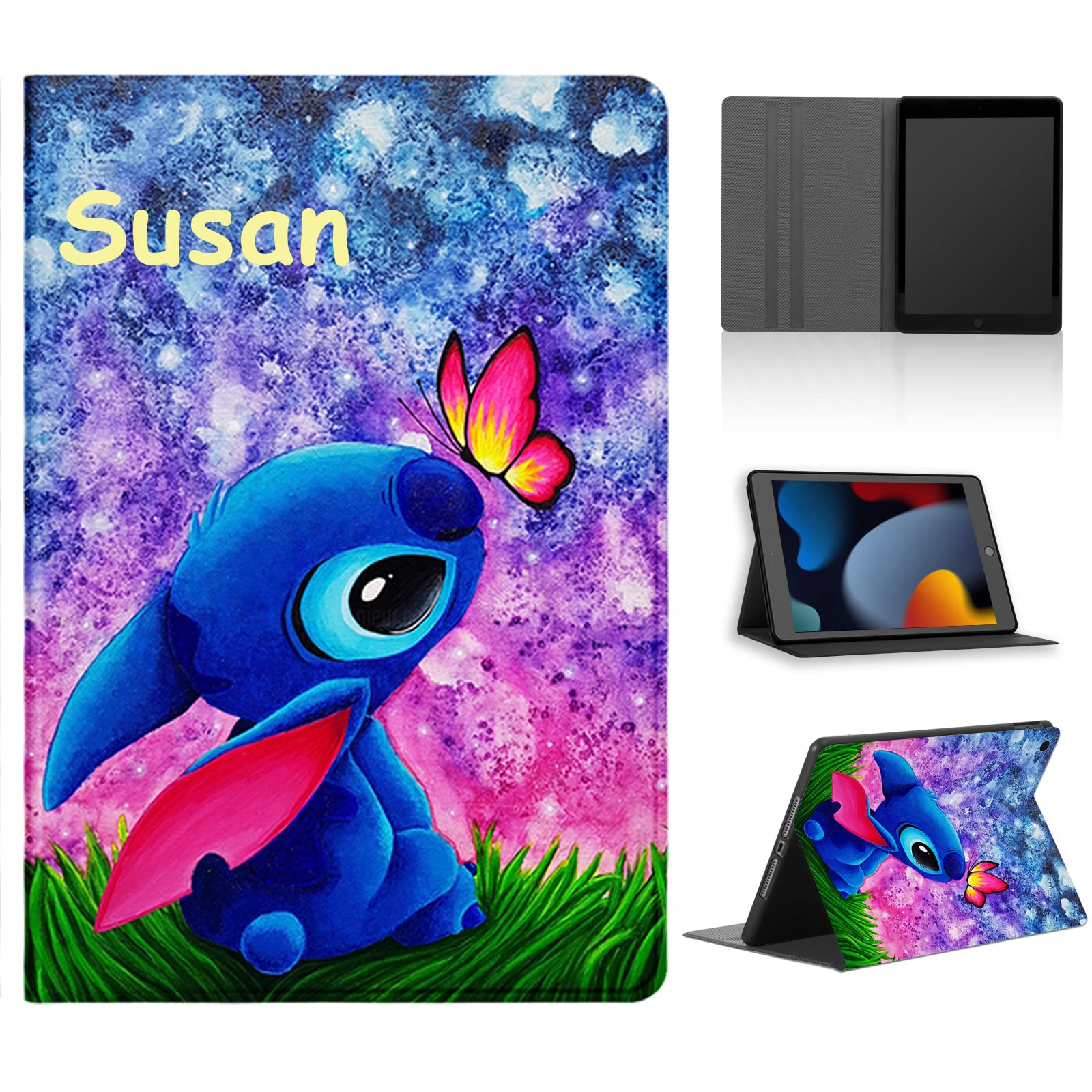 DayQiQiPu Hülle Für Lenovo Tab K10 2nd Gen - Blumen Design Mit Standfunktion