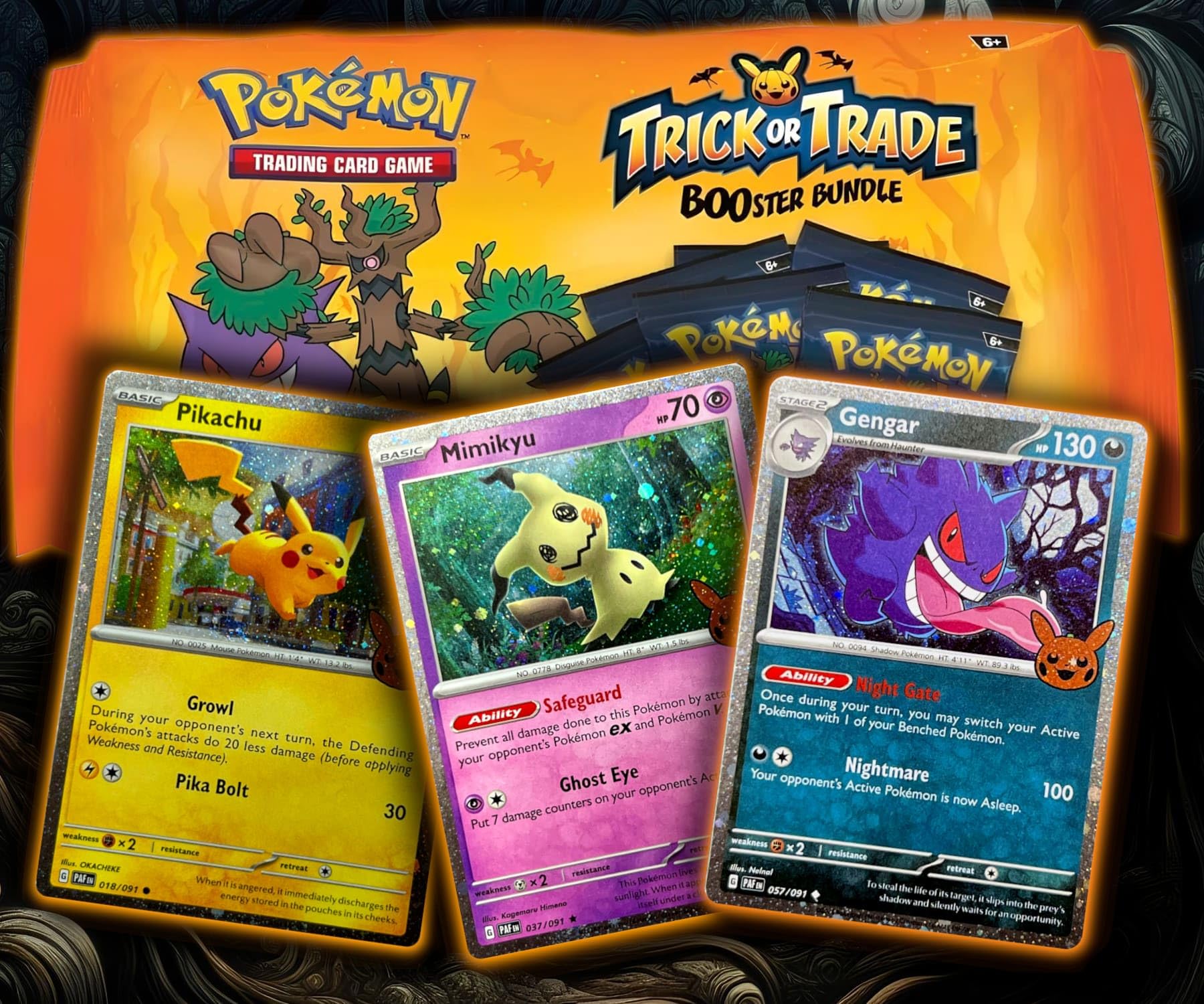 Pokemon Trick or Trade 2024 Trading Card Booster Pack - 5 Pack