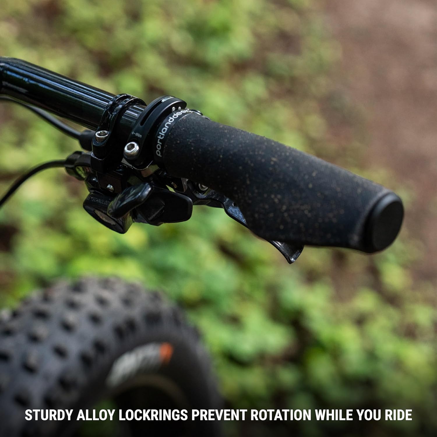 Portland Design Works Cork Chop Grips, Bicycle Handlebar Grips